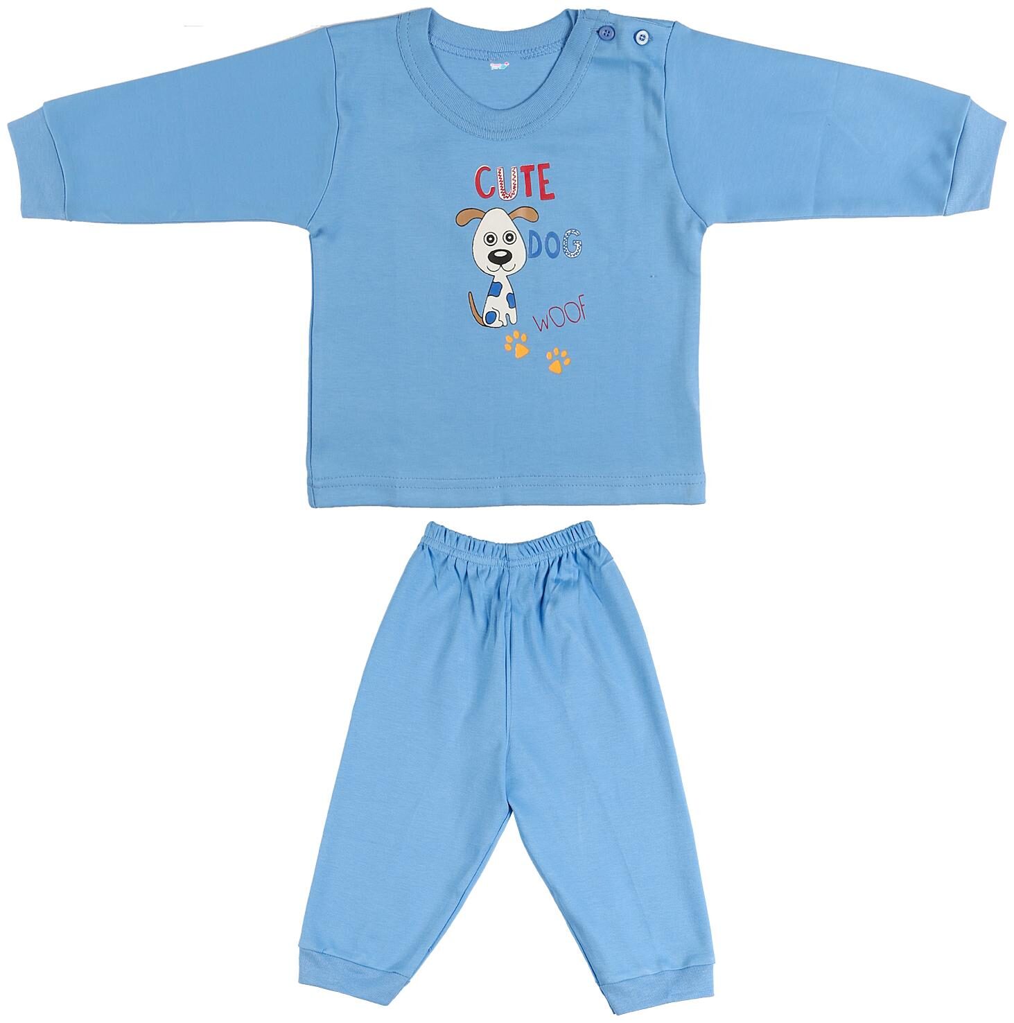 

TOONYPORT Unisex Top bottom set - Blue