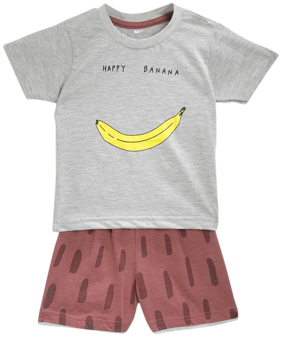 

TOONYPORT Baby girl Top bottom set - Grey Maroon