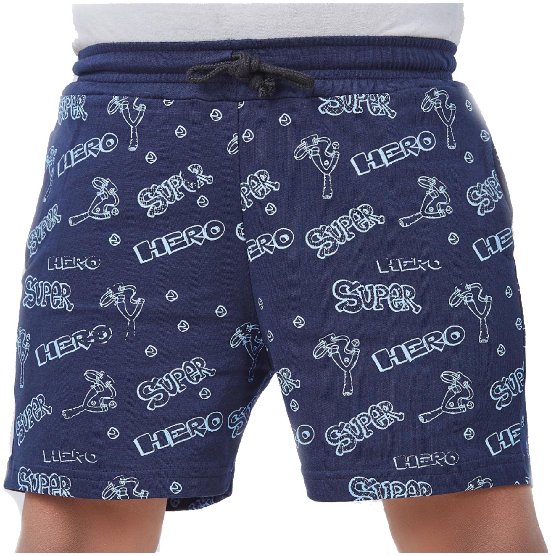 

TOONYPORT Boy Printed Shorts 3 4ths - Blue