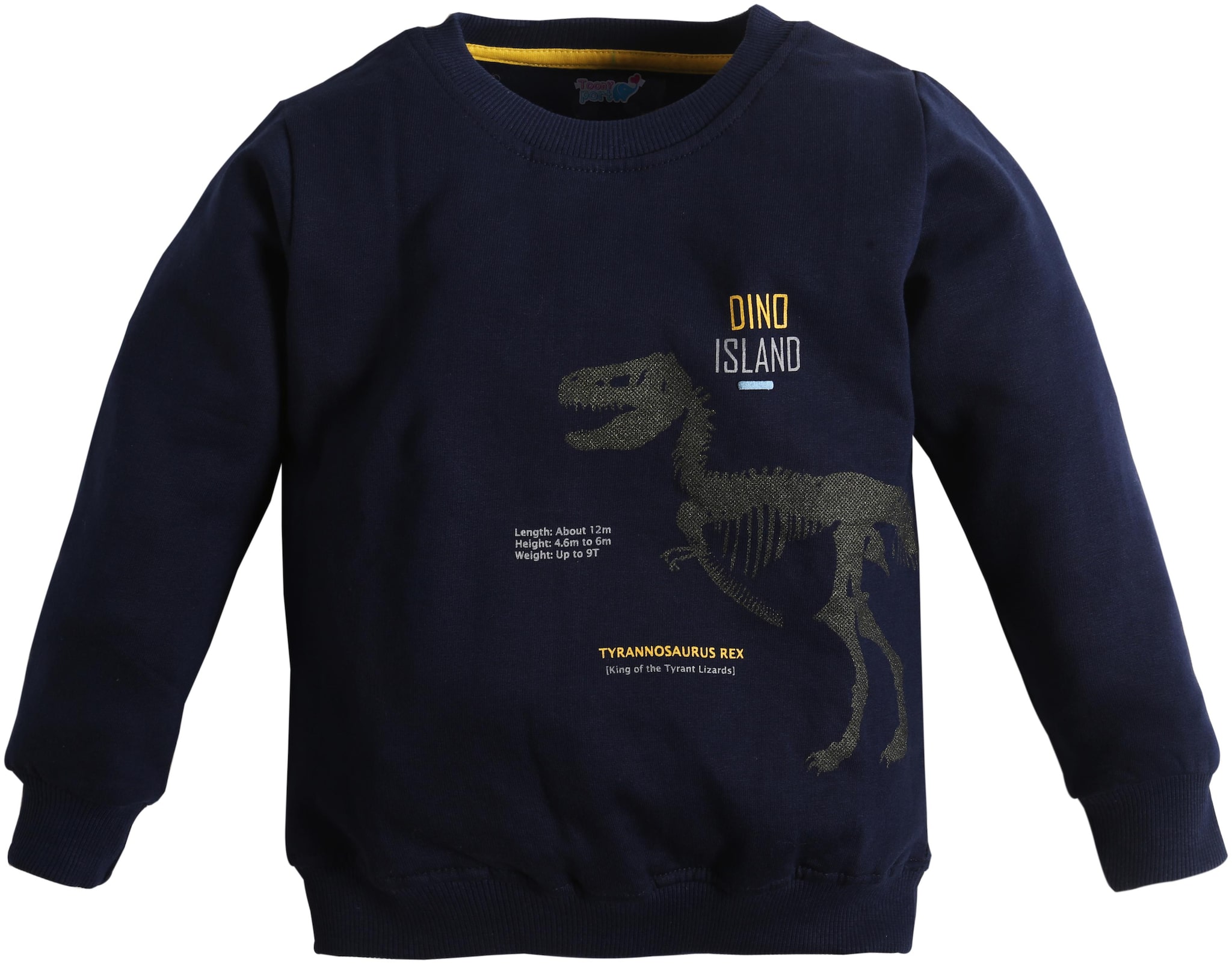 

TOONYPORT Cotton blend Printed T shirt for Baby Boy - Blue