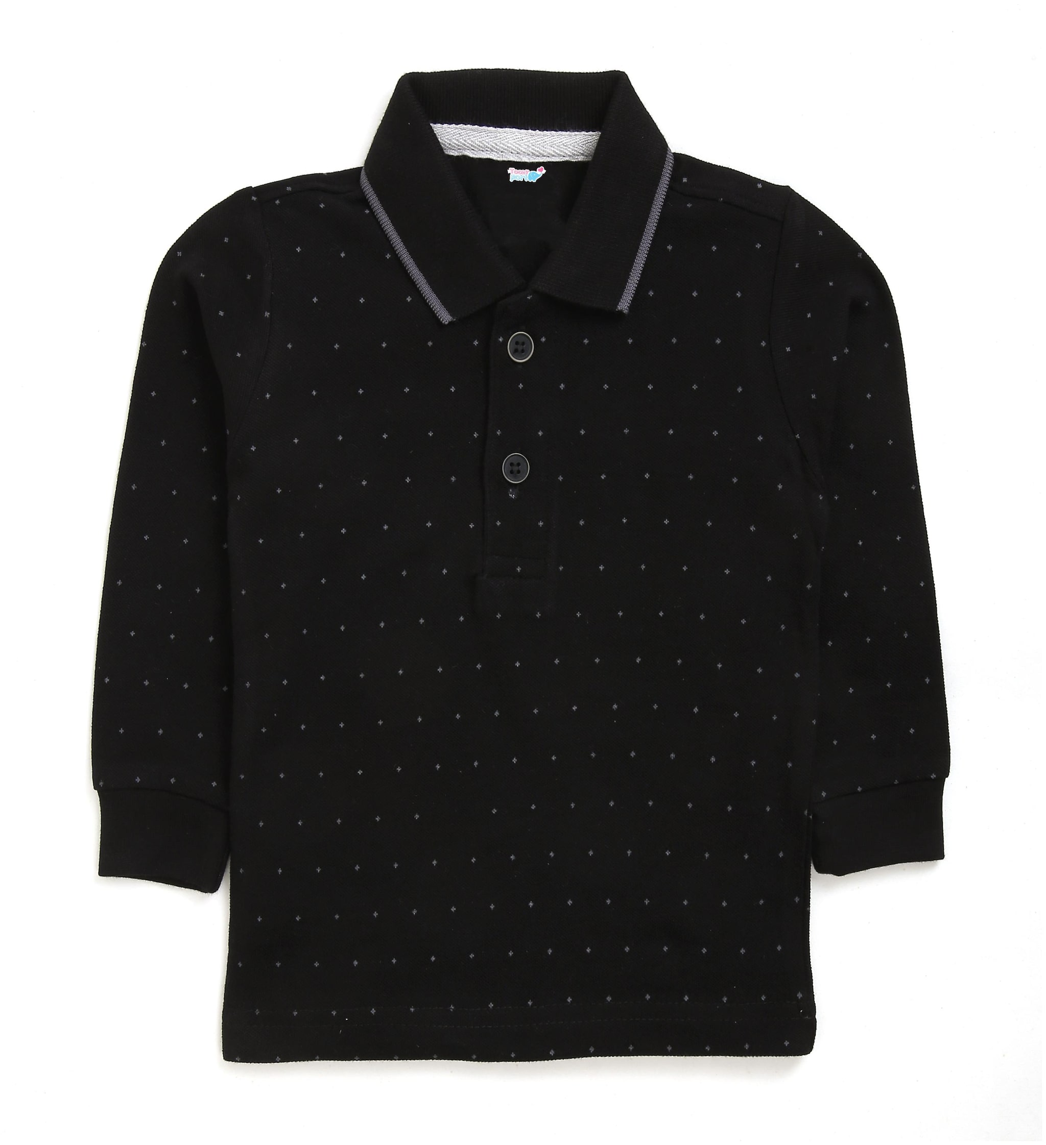 

TOONYPORT Cotton Printed T shirt for Baby Boy - Black