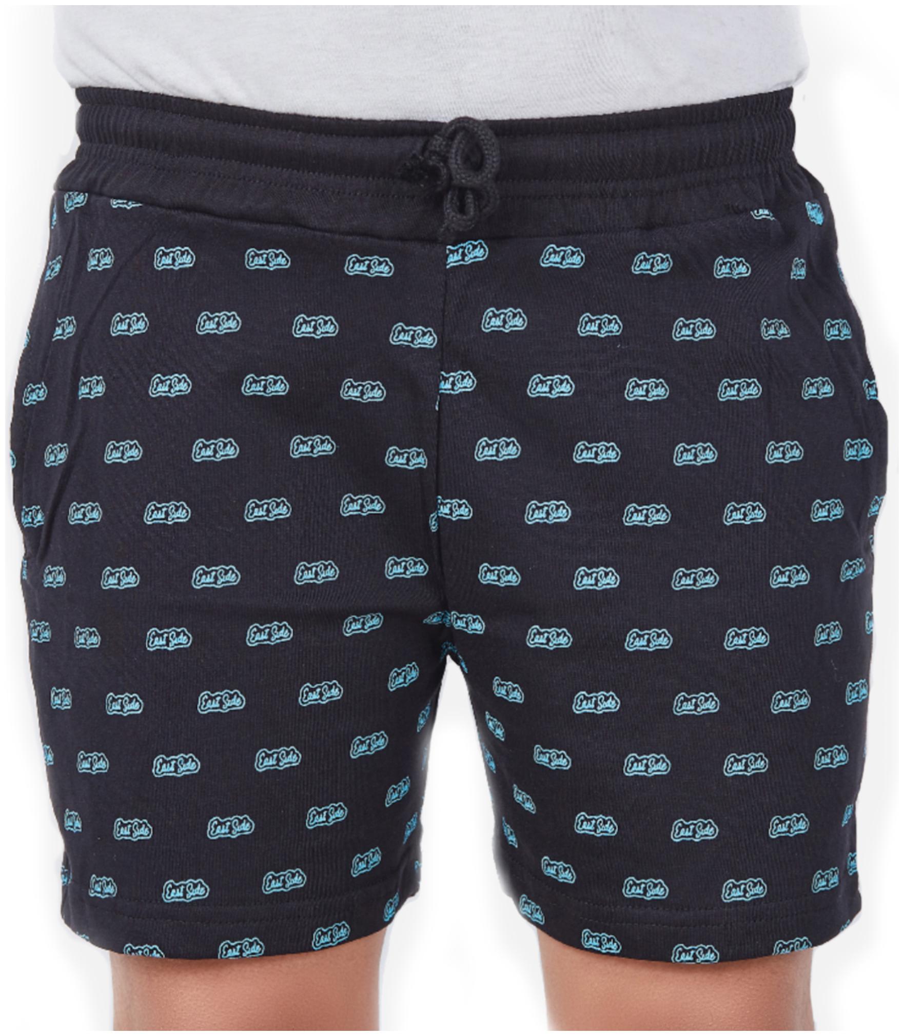 

TOONYPORT Boy Printed Shorts 3 4ths - Black