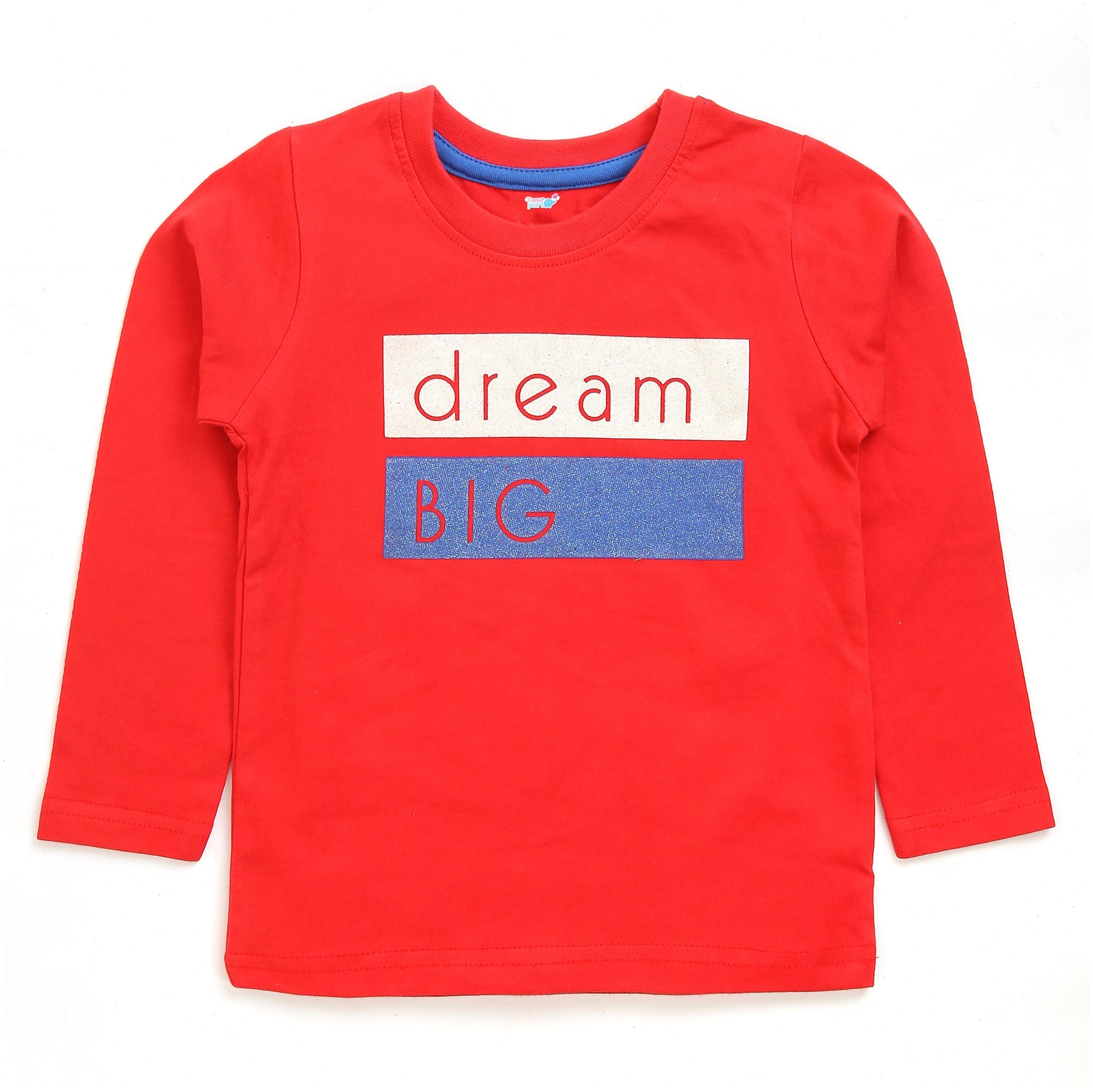 

TOONYPORT Boy Cotton blend Printed T-shirt - Red