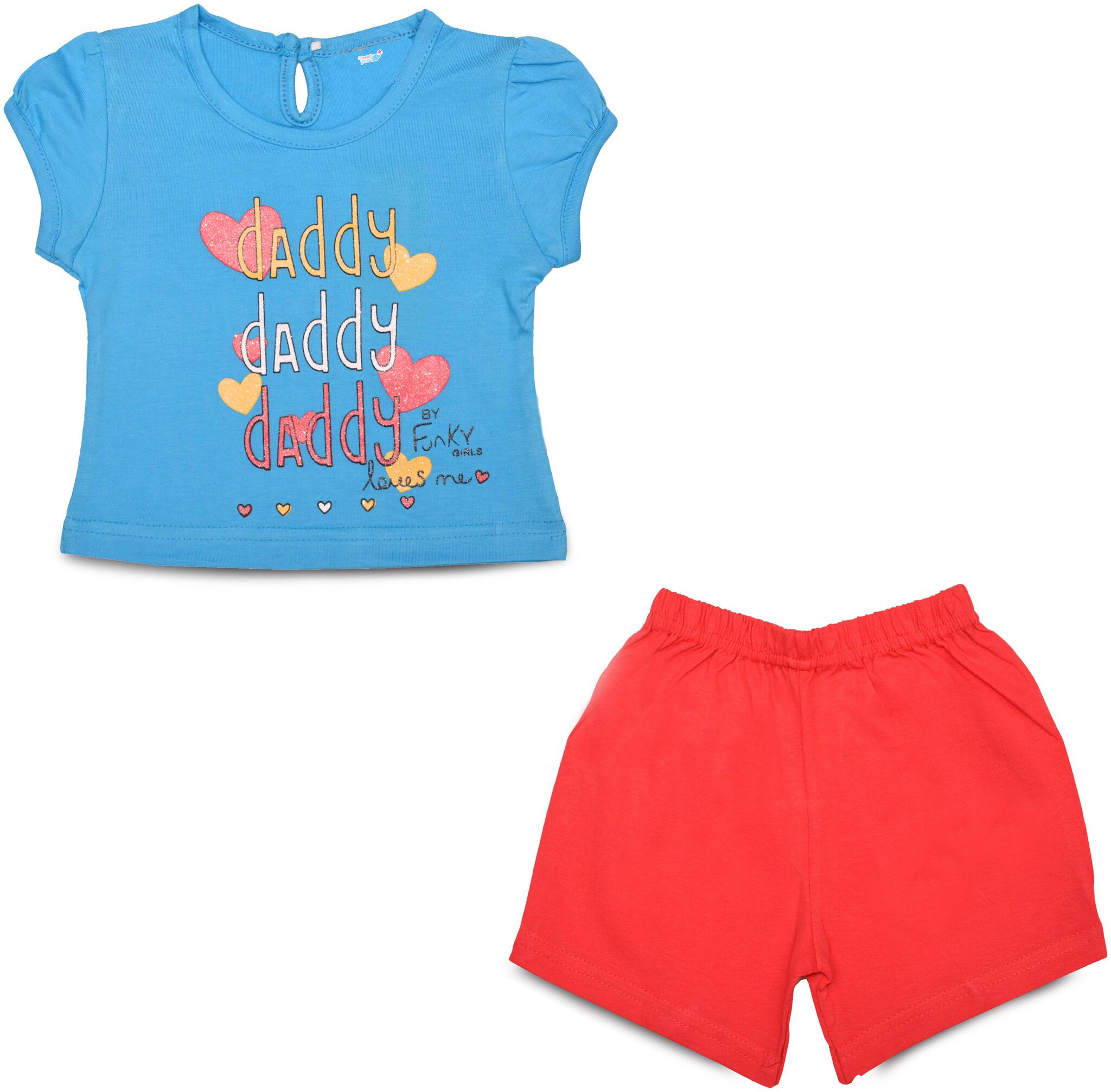 

TOONYPORT Baby girl Top bottom set - Blue