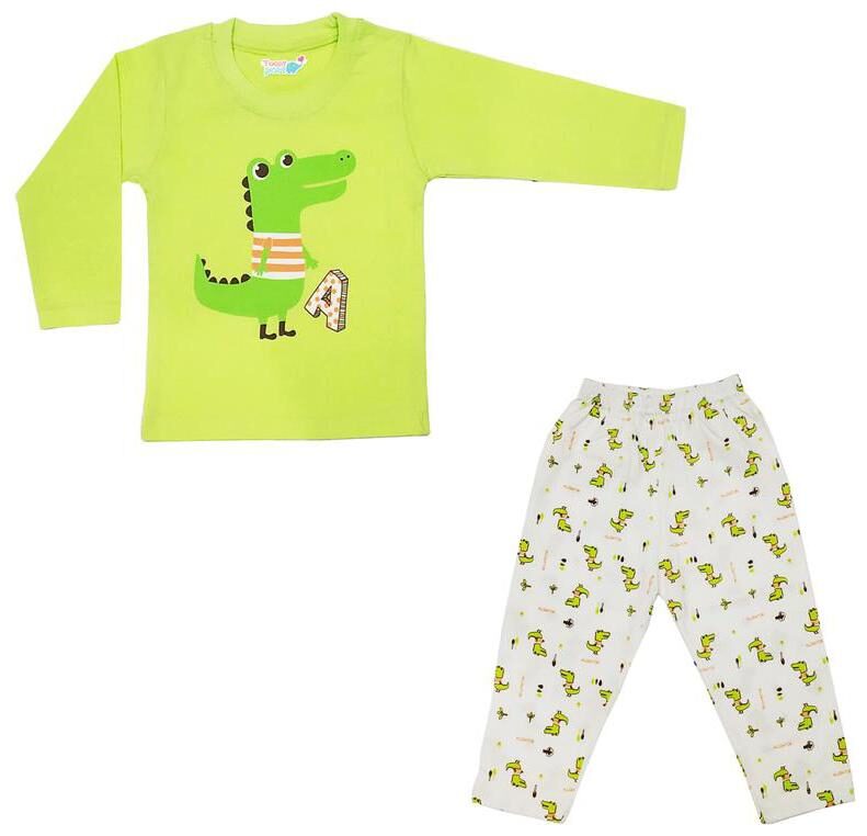 

TOONYPORT Baby boy Top bottom set - Green White