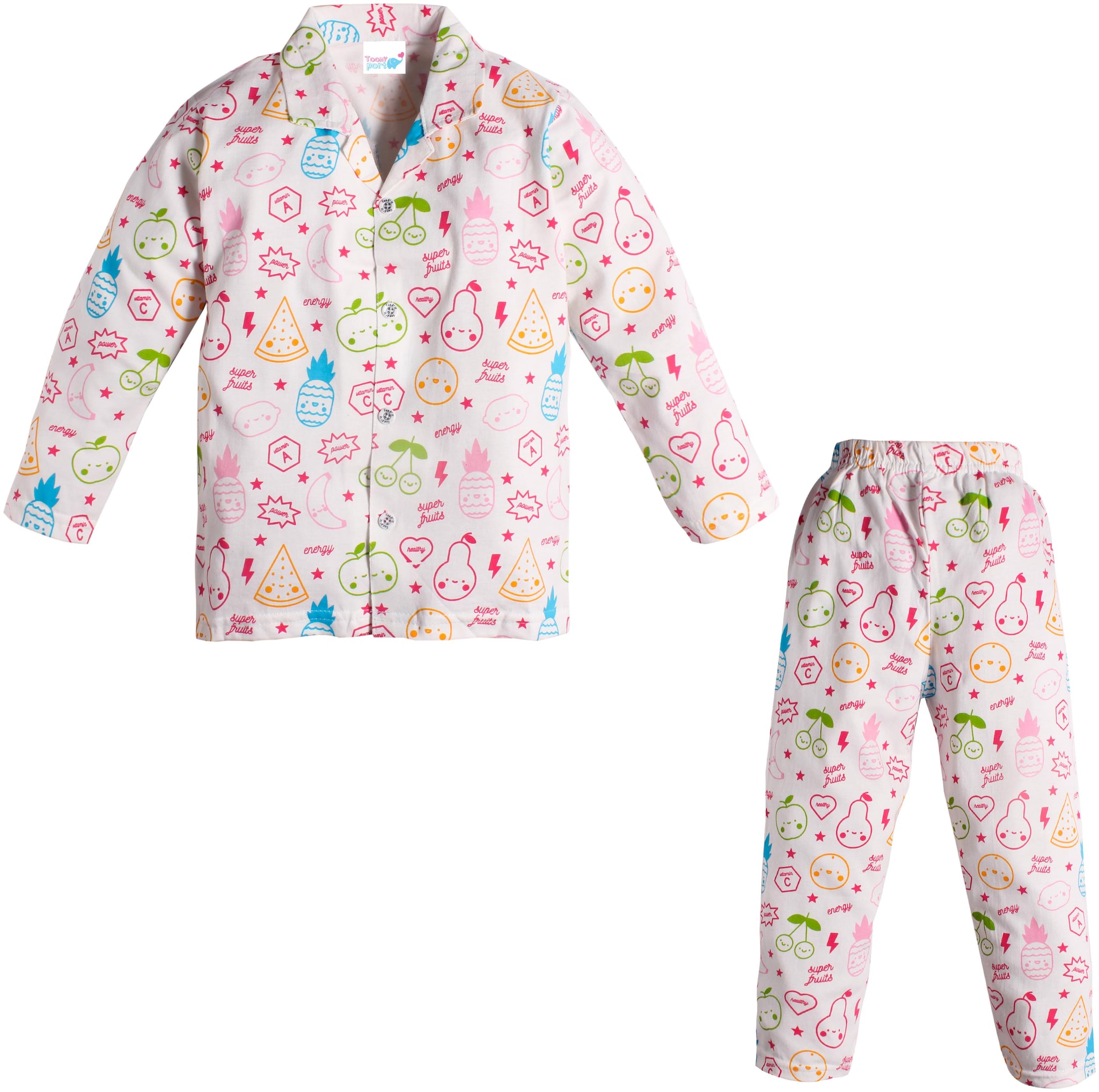 

TOONYPORT Unisex Top bottom set - Pink