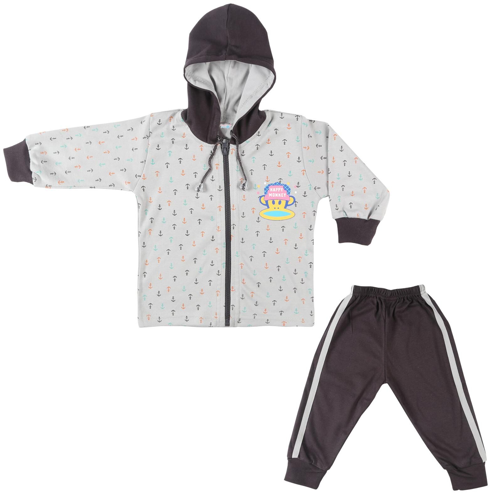

TOONYPORT Baby boy Top bottom set - Black Grey