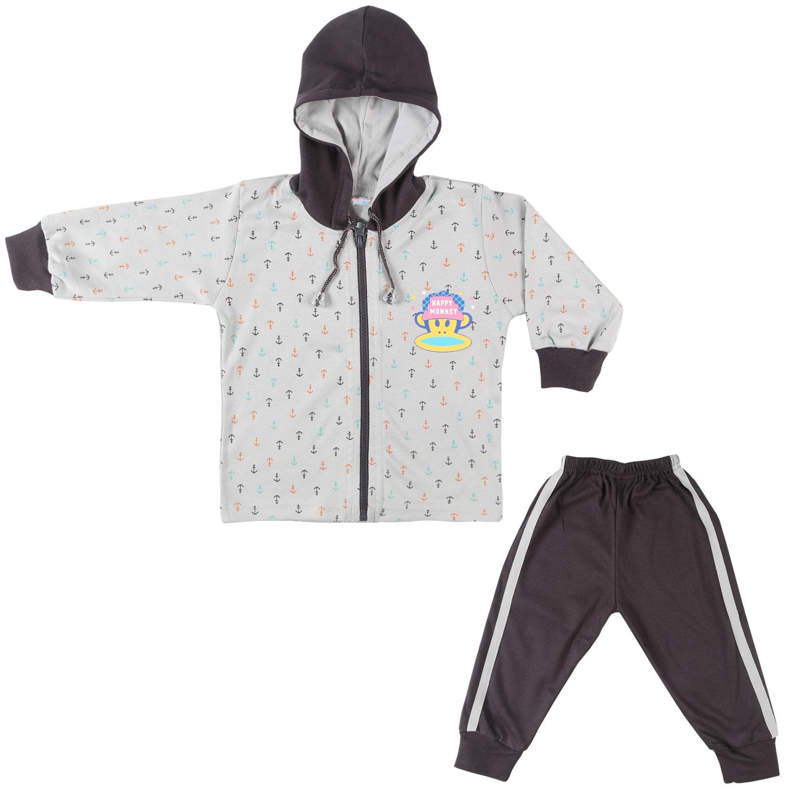 

TOONYPORT Baby boy Top bottom set - Black Grey
