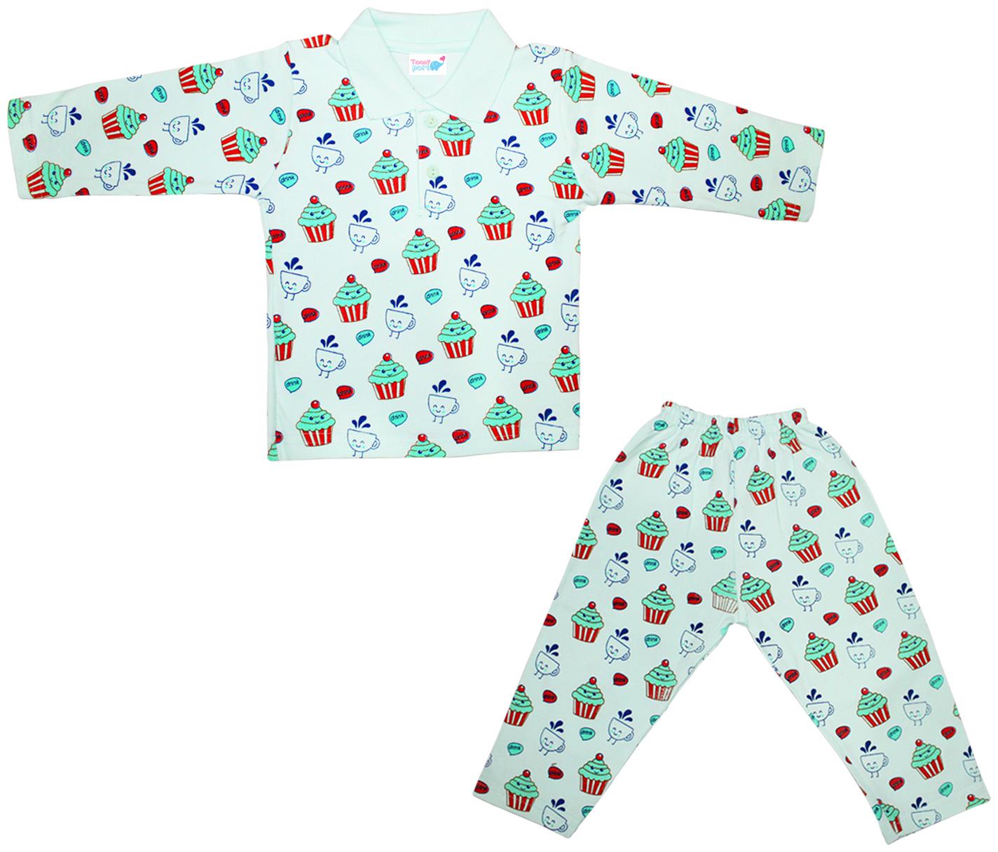 

TOONYPORT Unisex Top bottom set - Green