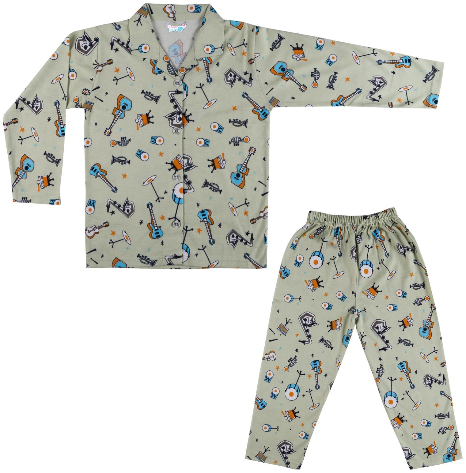 

TOONYPORT Unisex Top bottom set - Green