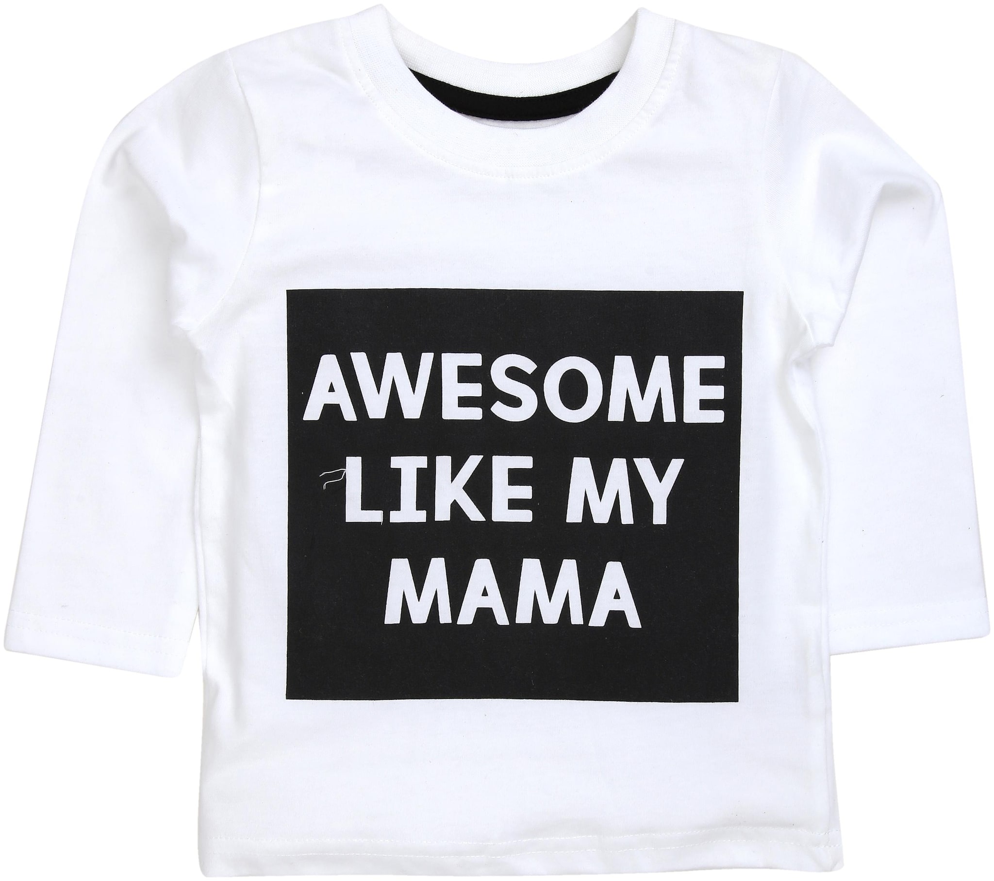 

TOONYPORT Cotton blend Printed T shirt for Baby Boy - White