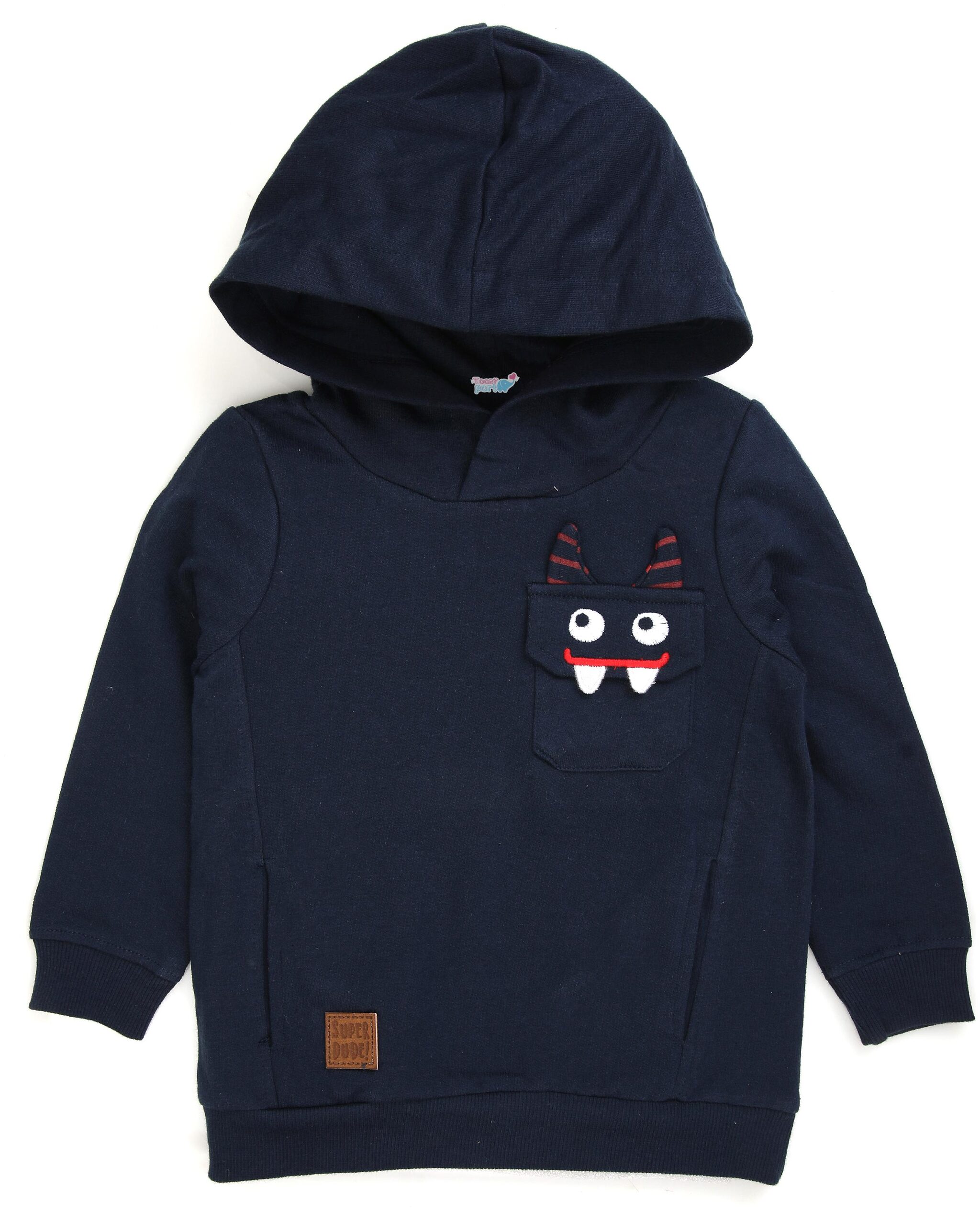 

TOONYPORT Cotton blend Printed T shirt for Baby Boy - Blue