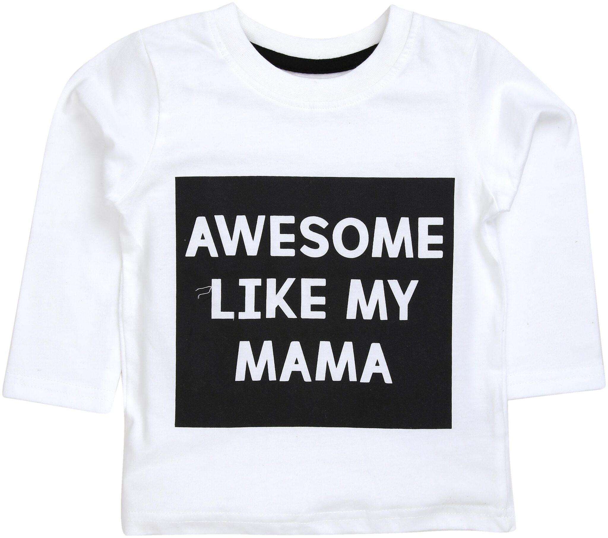 

TOONYPORT Cotton blend Printed T shirt for Baby Boy - White