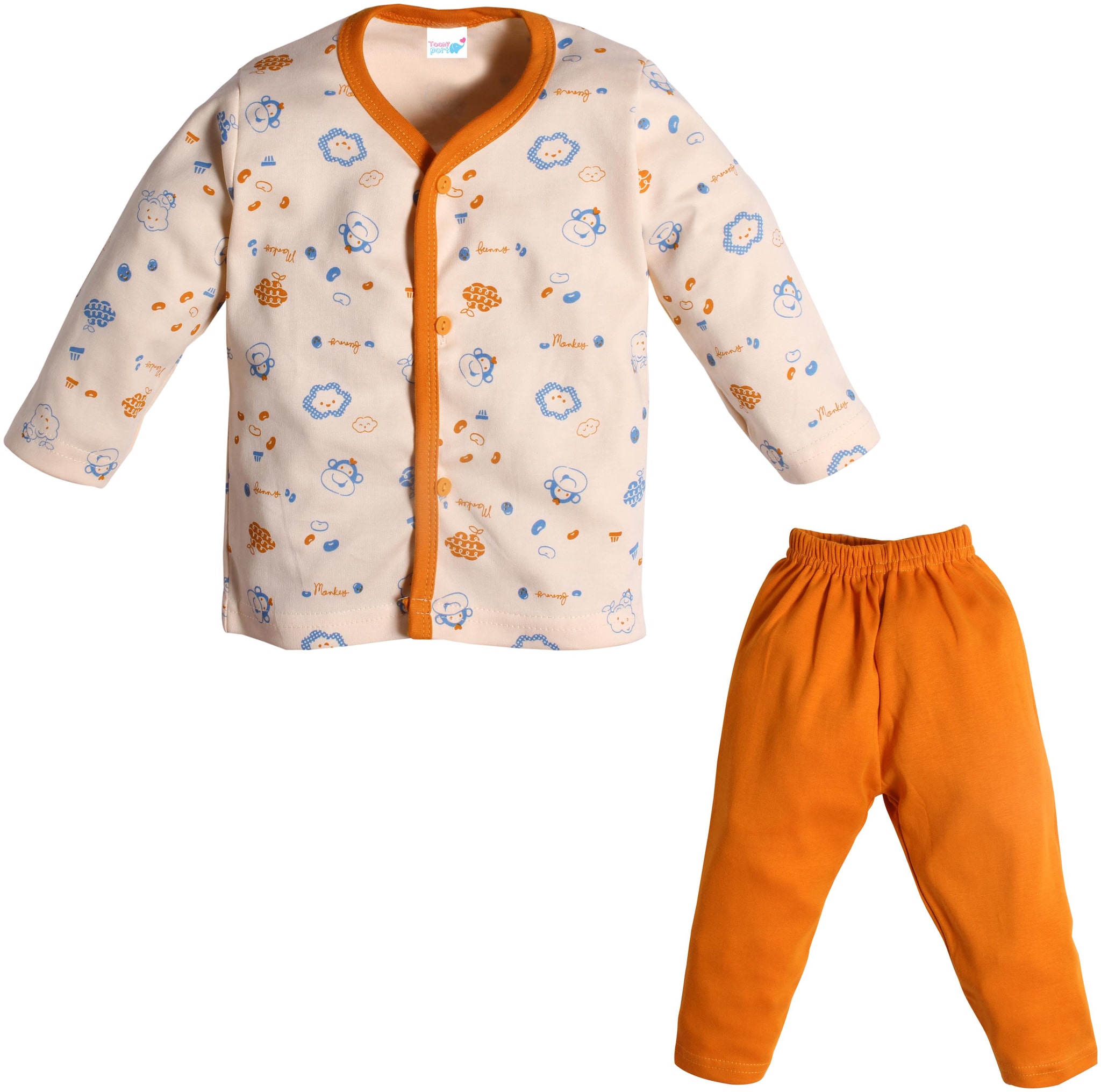 

TOONYPORT Baby boy Top bottom set - Yellow