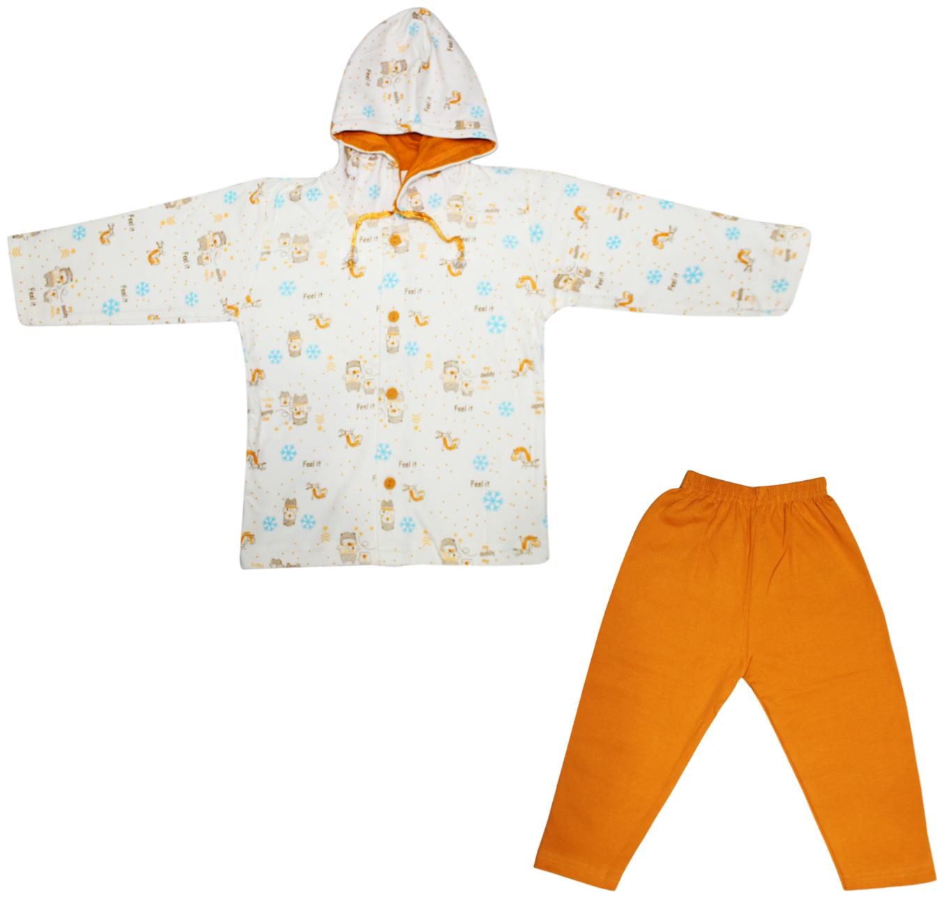 

TOONYPORT Baby boy Top bottom set - Yellow White