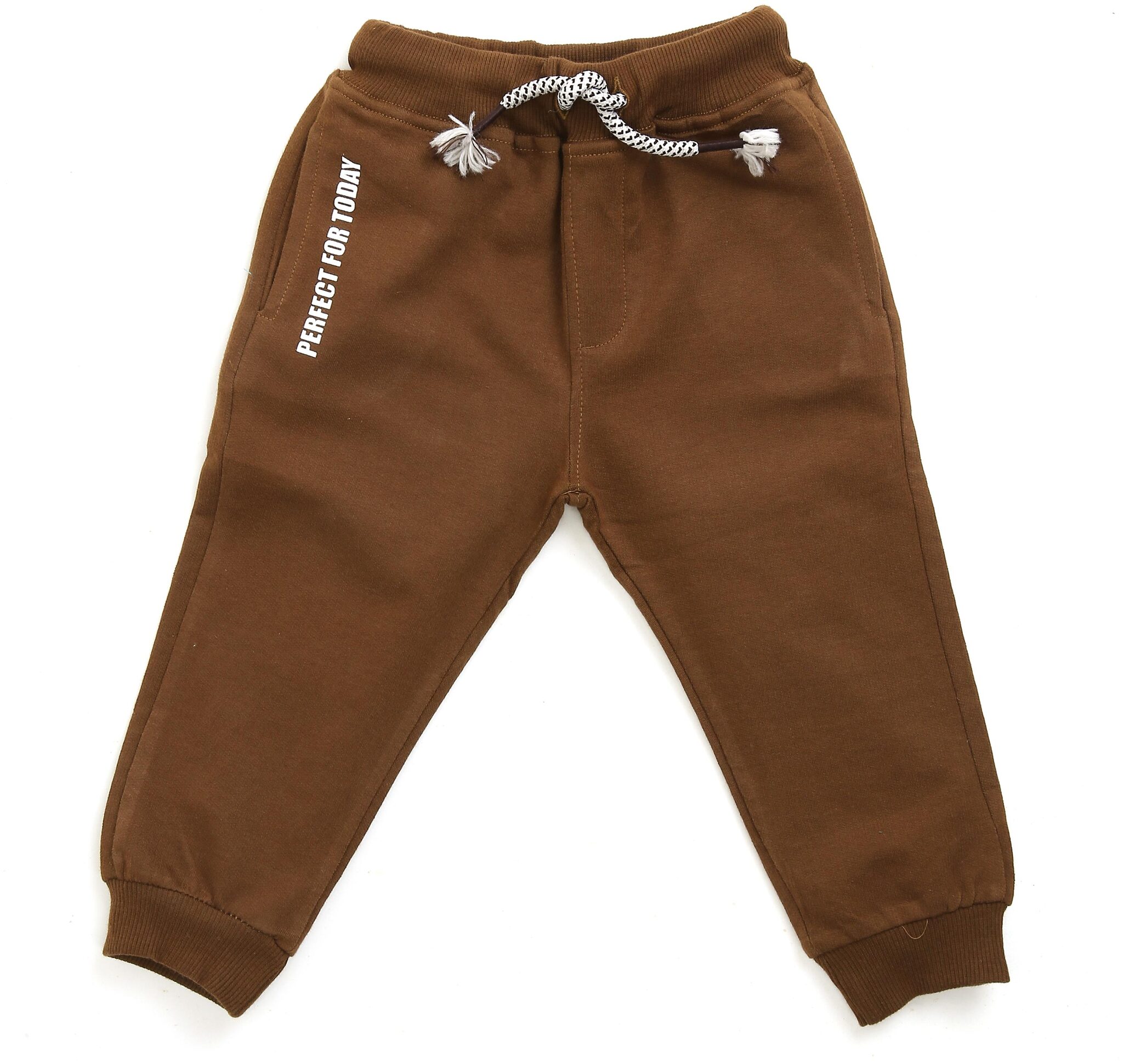 

TOONYPORT Baby boy Cotton blend Printed Trousers - Brown