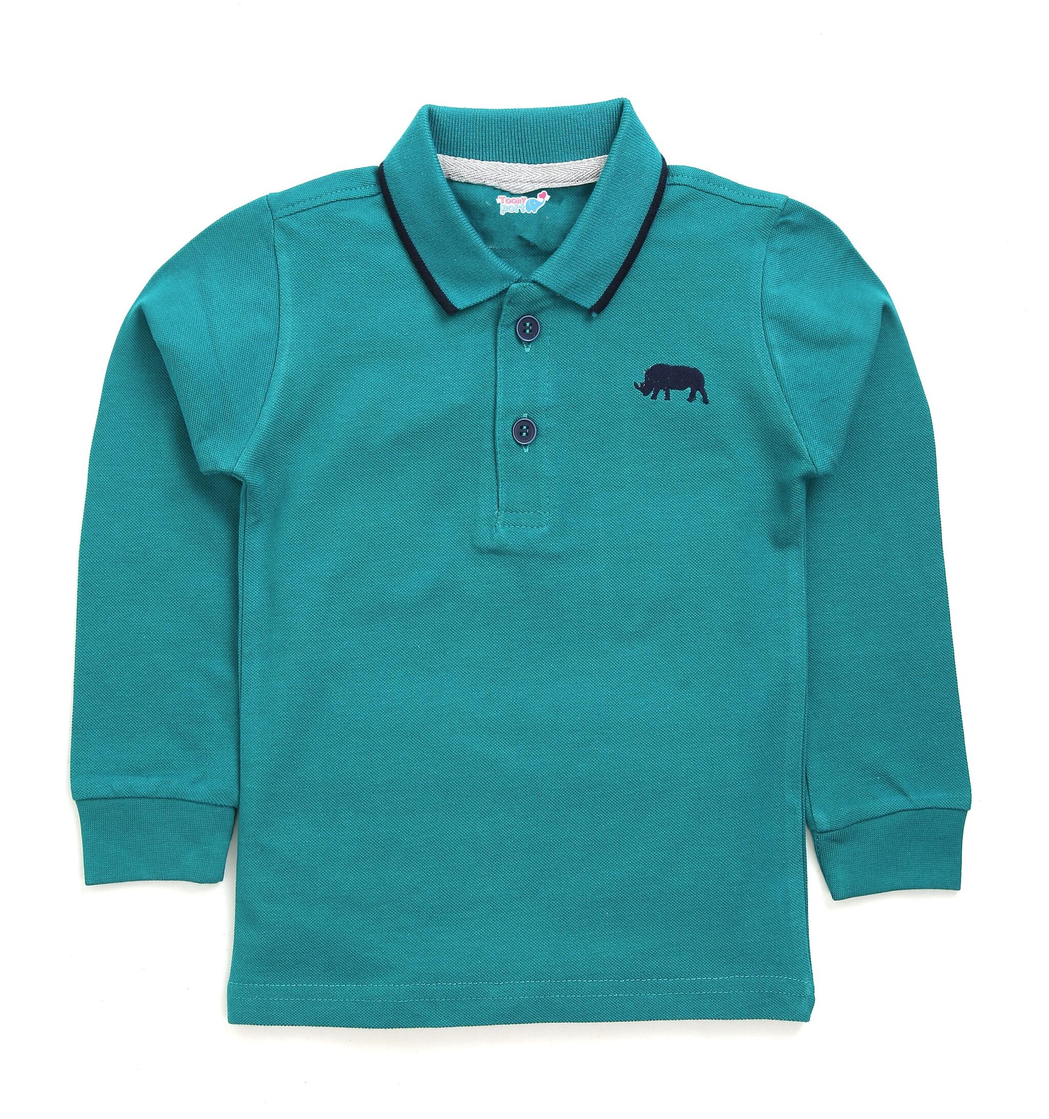 

TOONYPORT Cotton Solid T shirt for Baby Boy - Green