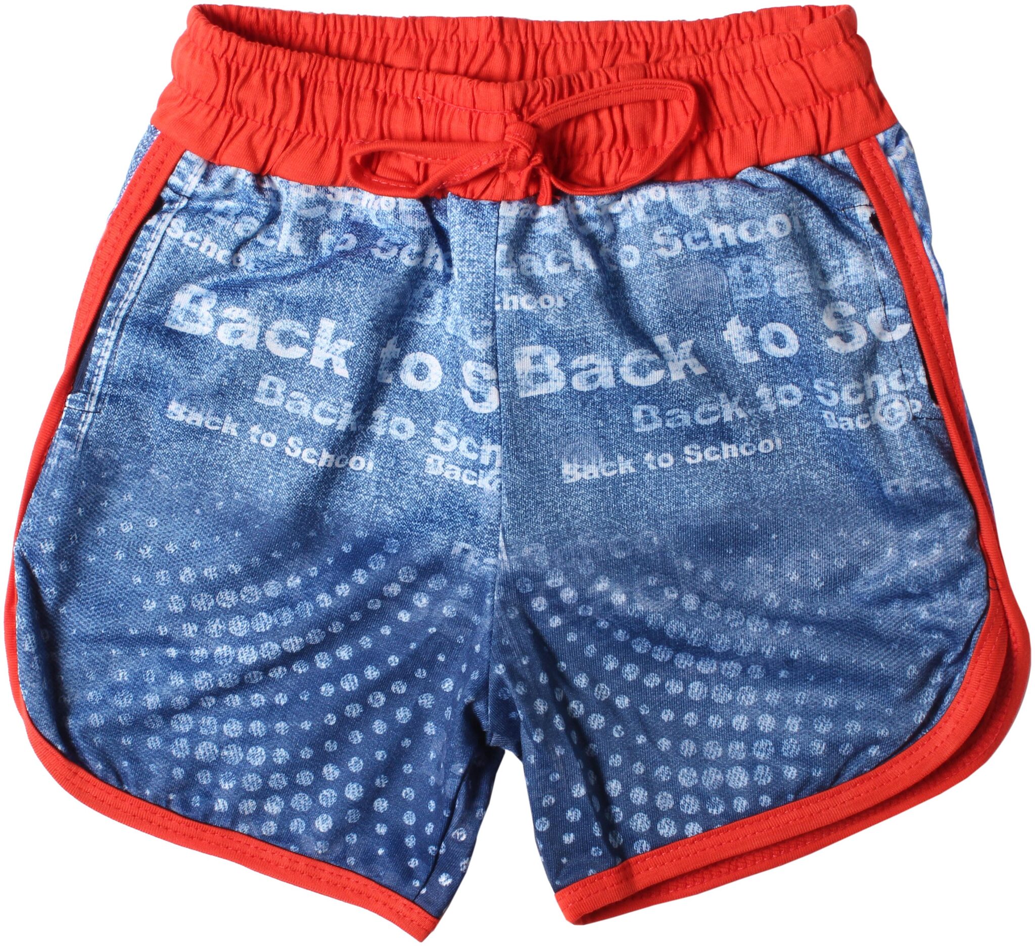 

TOONYPORT Girl Cotton blend Printed Regular shorts - Orange