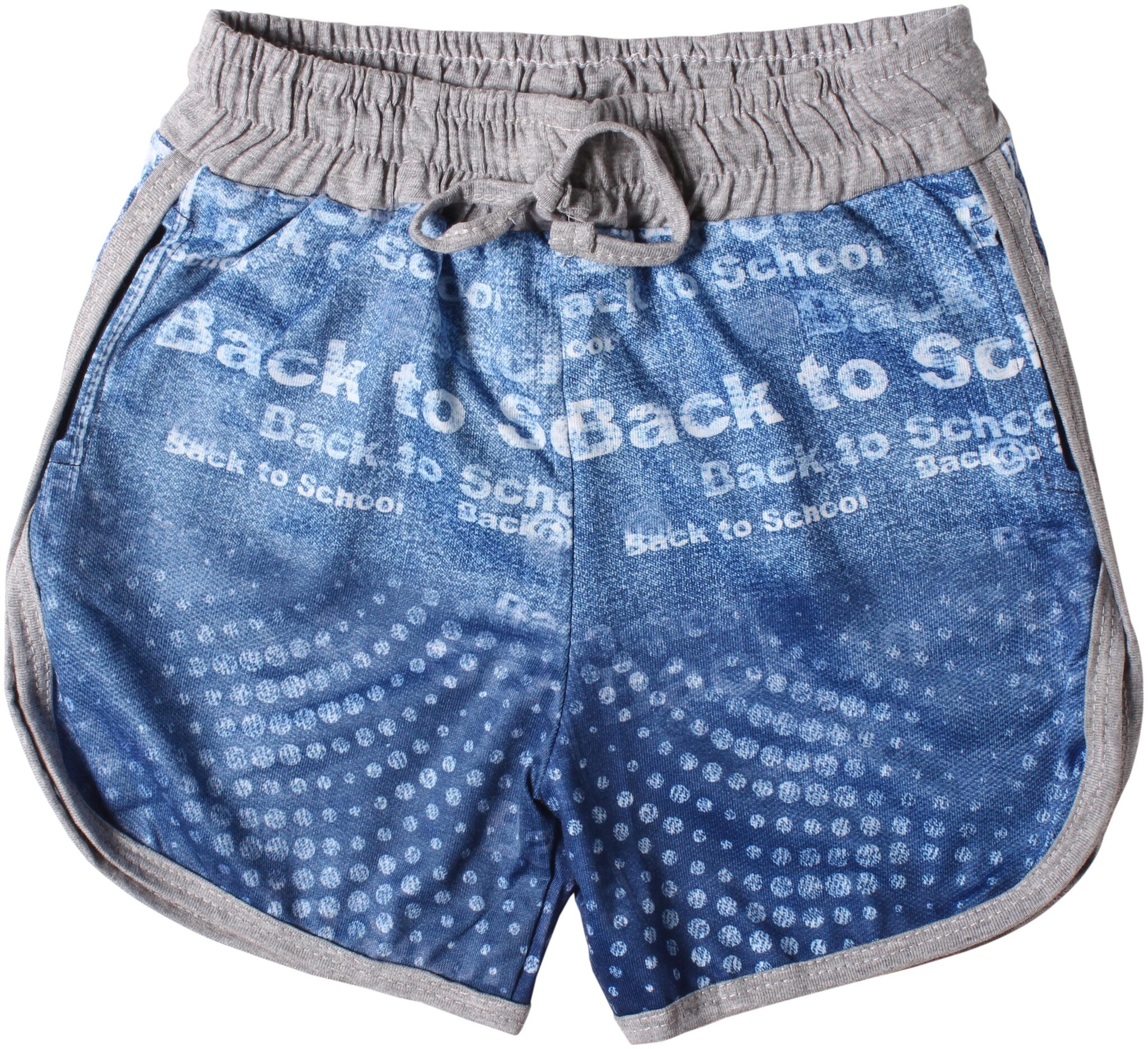 

TOONYPORT Girl Cotton blend Printed Regular shorts - Grey