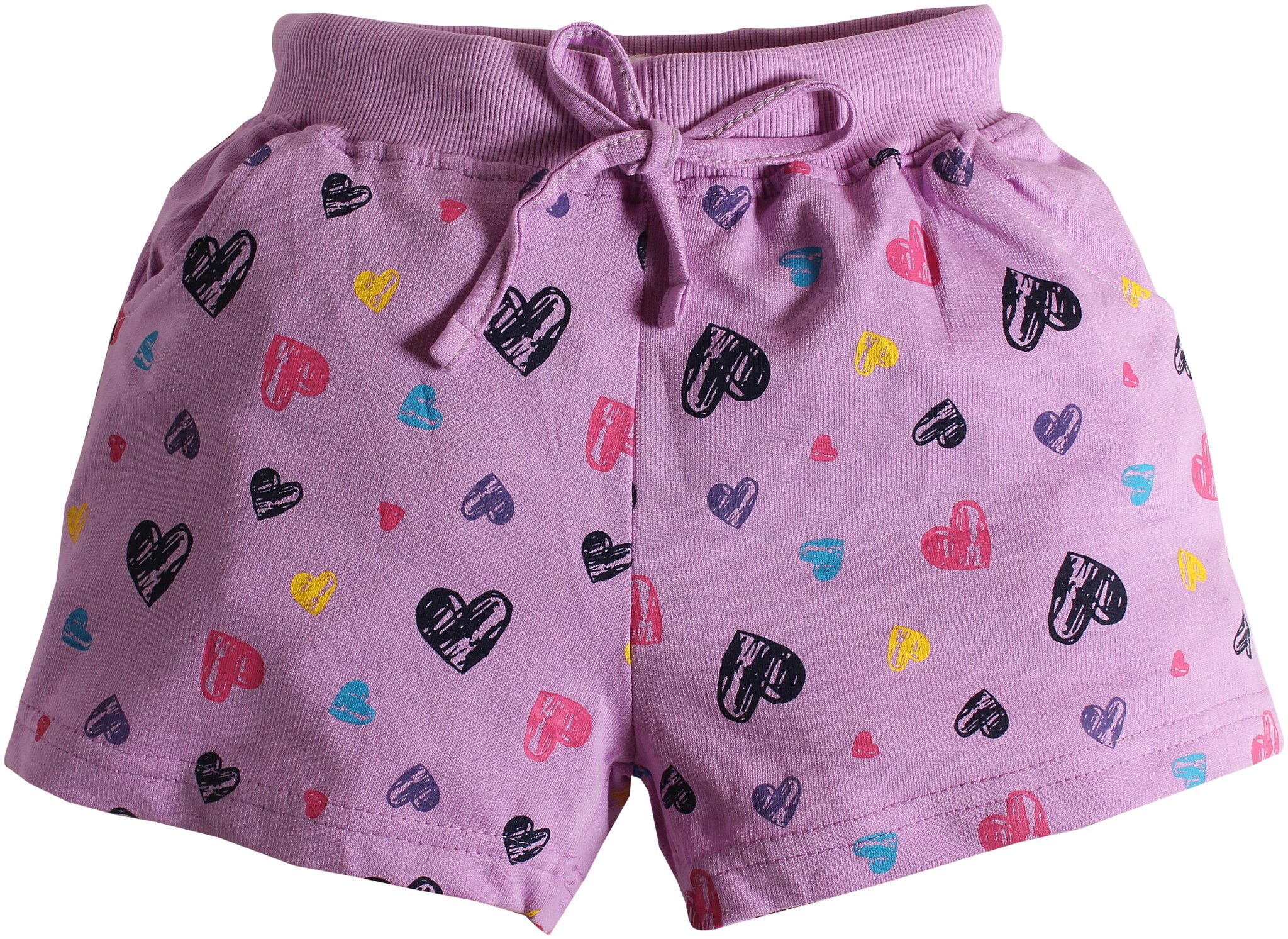 

TOONYPORT Girl Cotton blend Printed Regular shorts - Purple