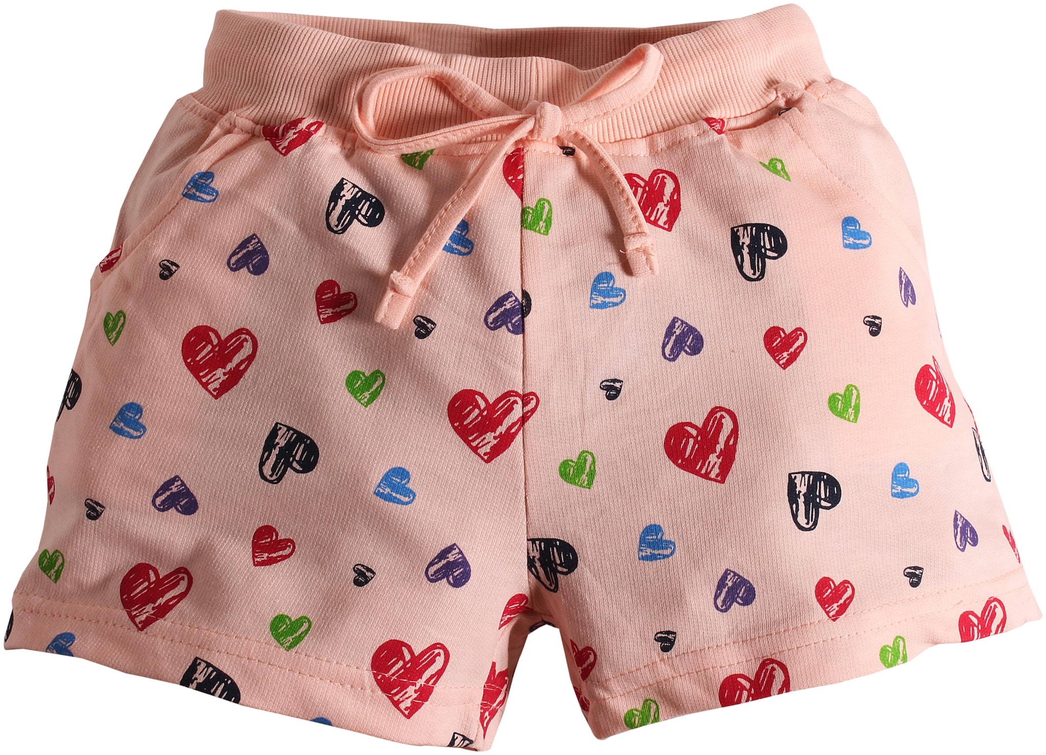 

TOONYPORT Girl Cotton blend Printed Regular shorts - Orange