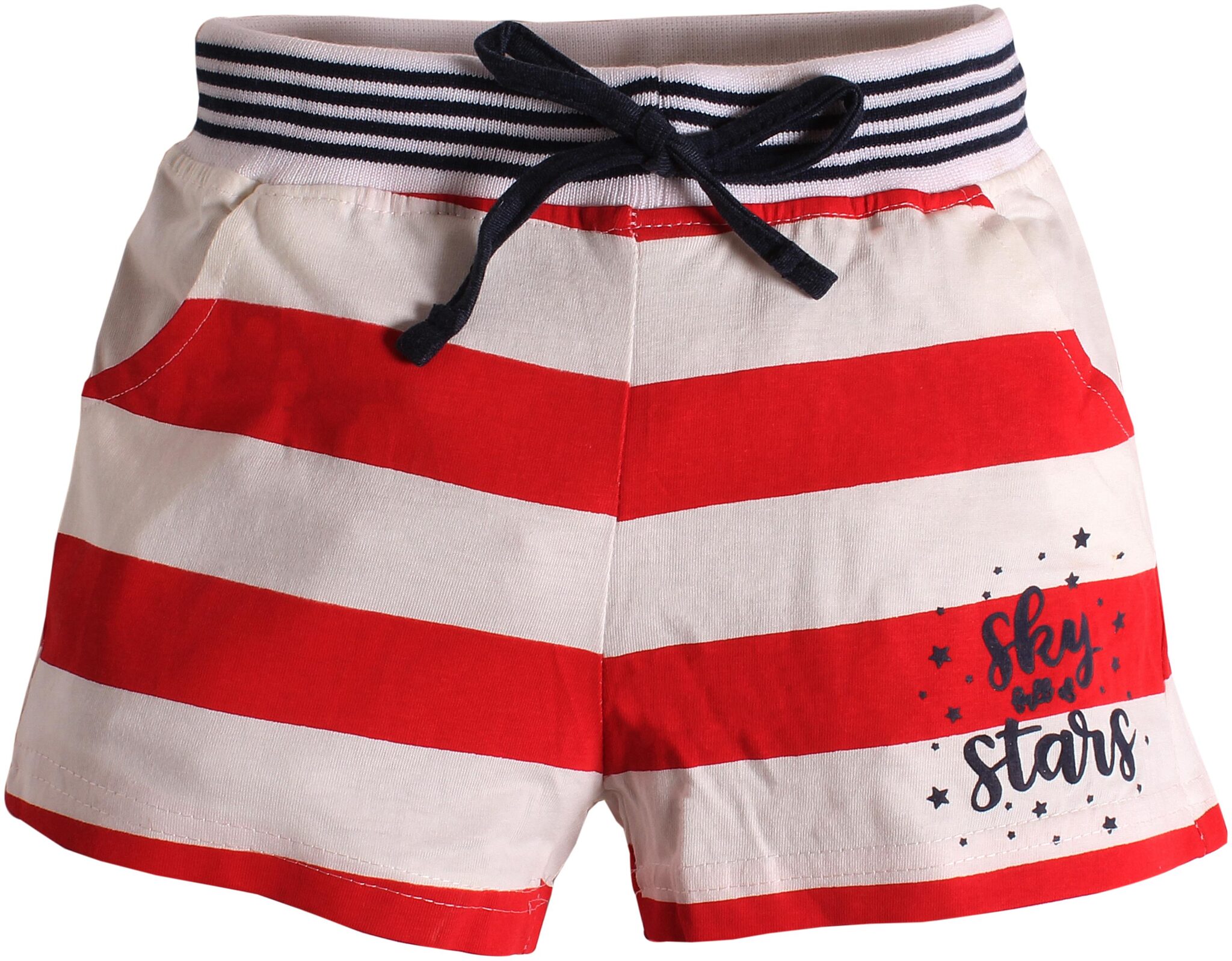 

TOONYPORT Baby girl Cotton blend Printed Shorts - Red