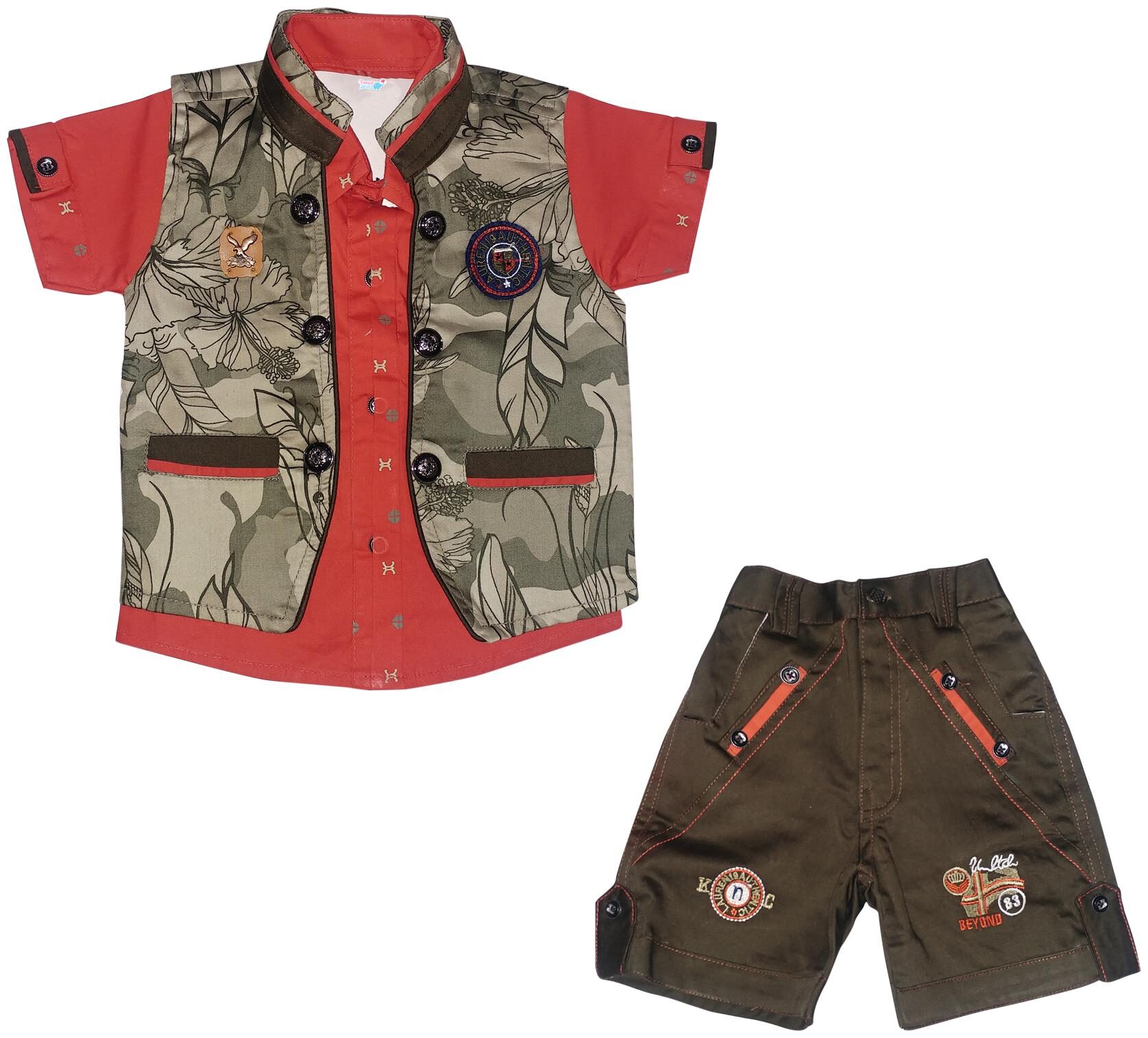 

TOONYPORT Baby boy Top bottom set - Multi