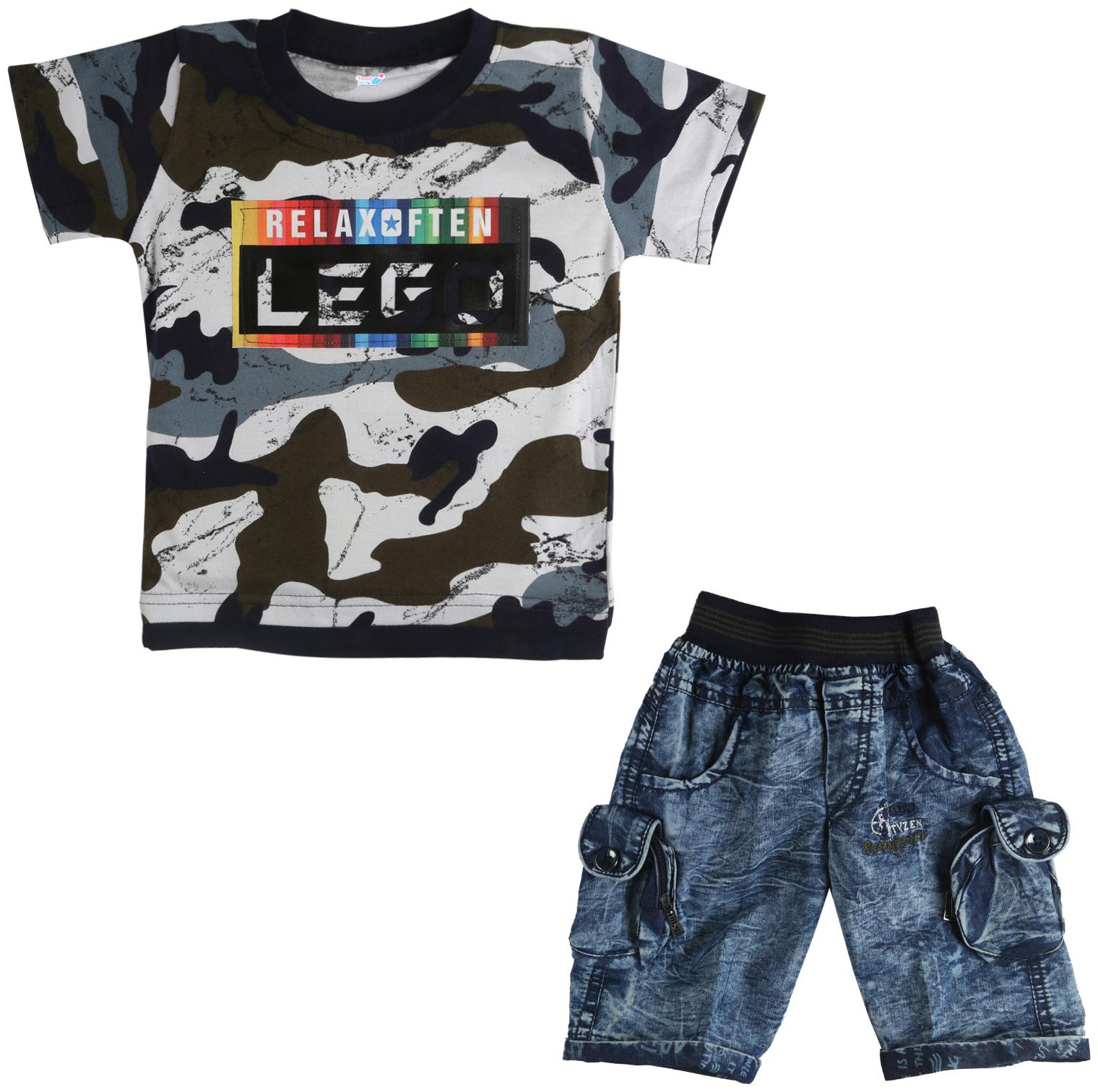 

TOONYPORT Baby boy Top bottom set - Blue