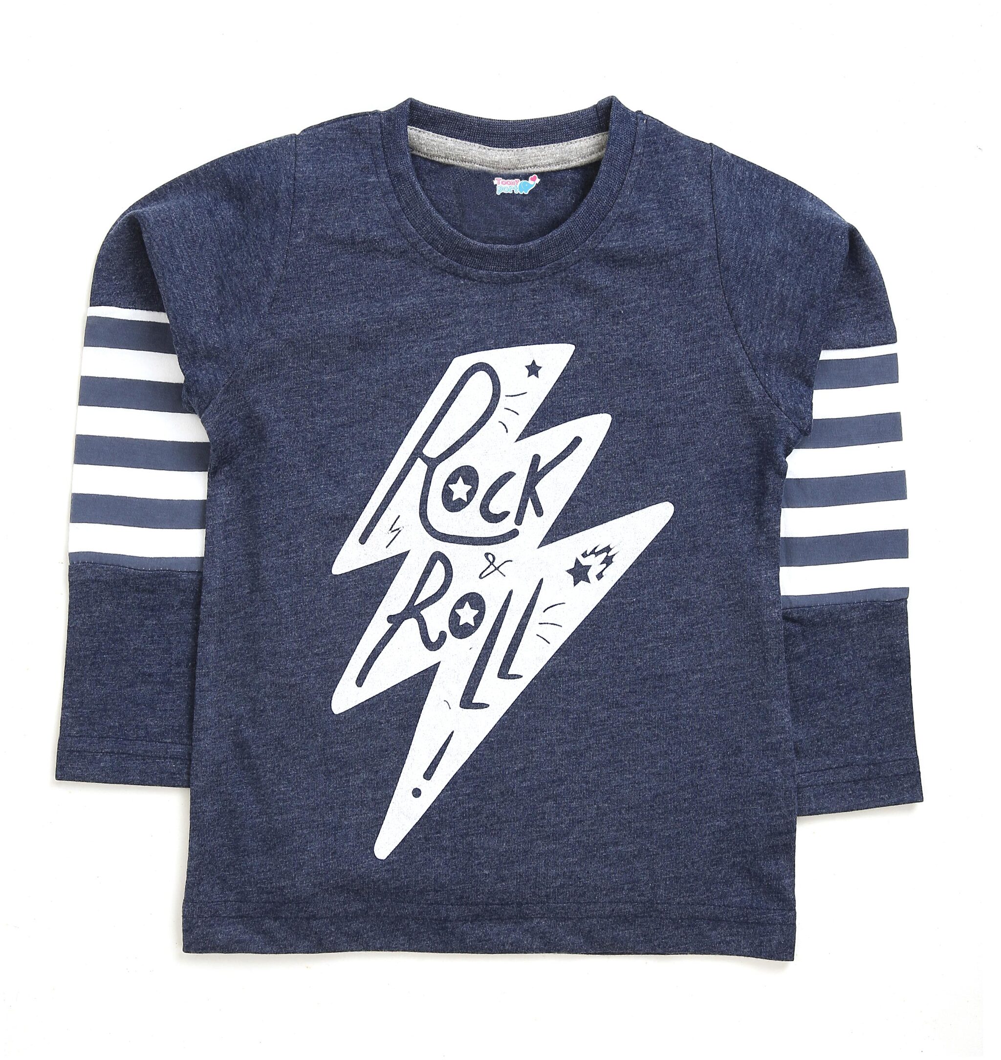 

TOONYPORT Cotton Printed T shirt for Baby Boy - Blue