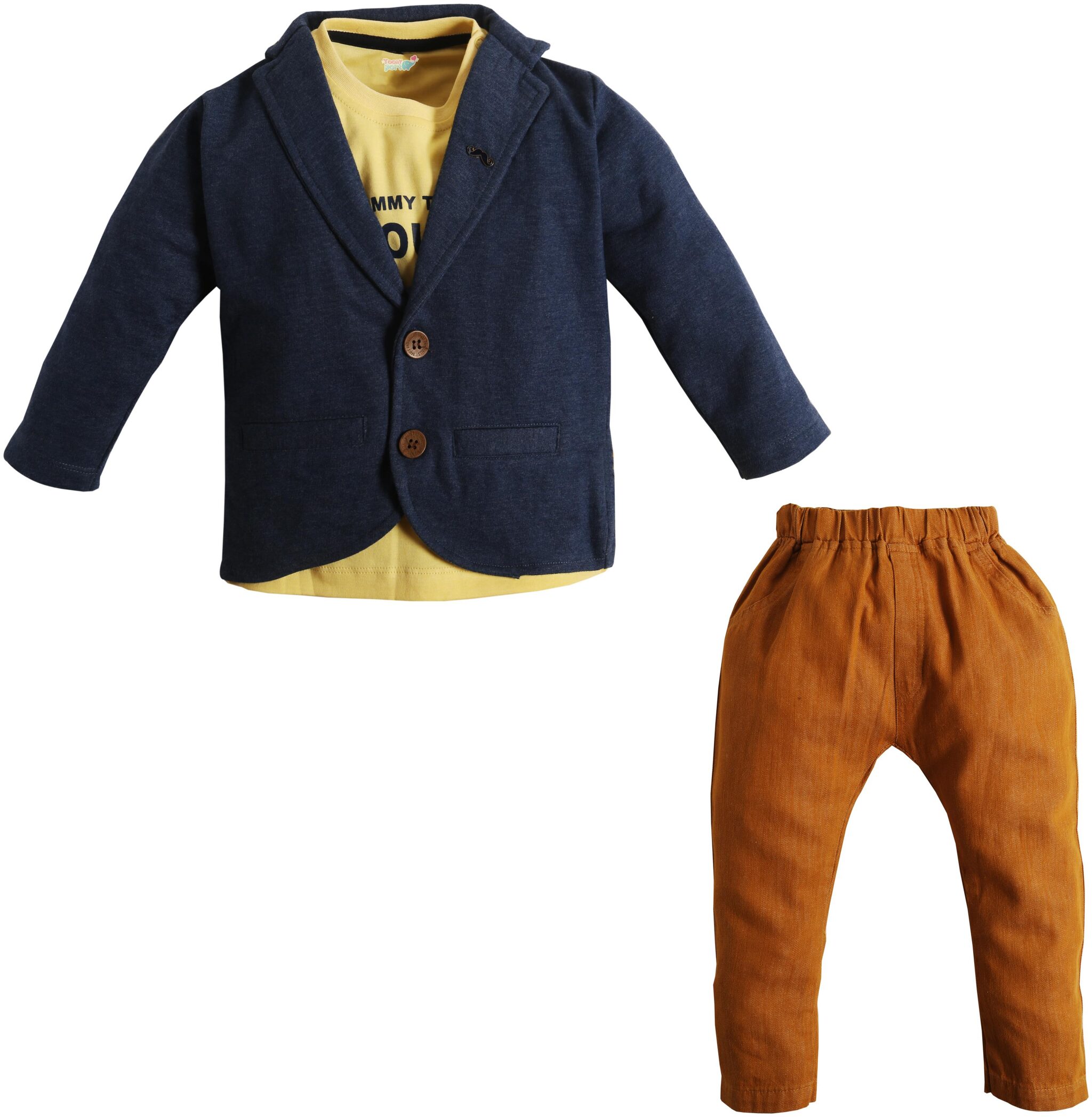 

TOONYPORT Baby boy Top bottom set - Yellow