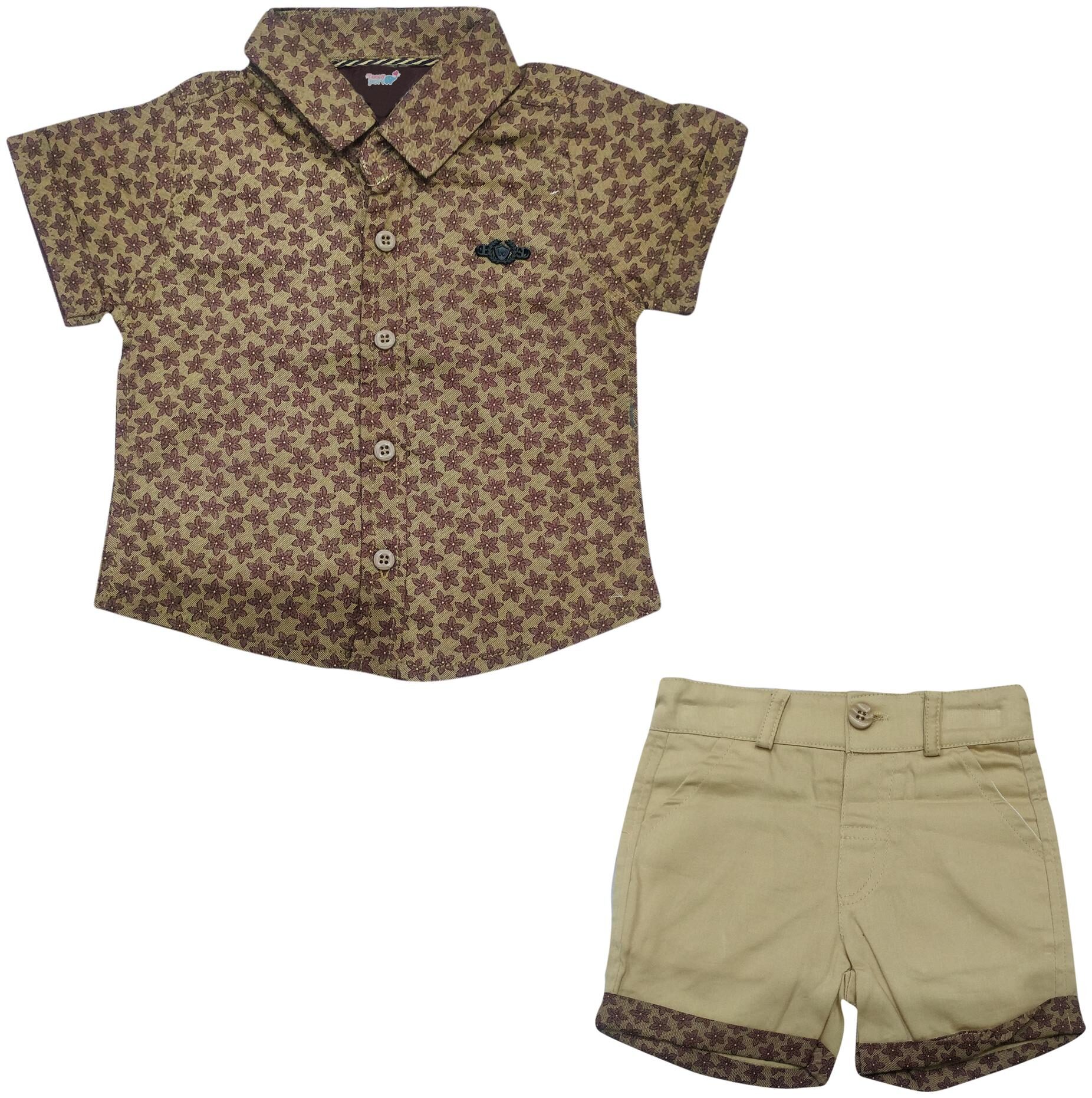 

TOONYPORT Baby boy Top bottom set - Brown