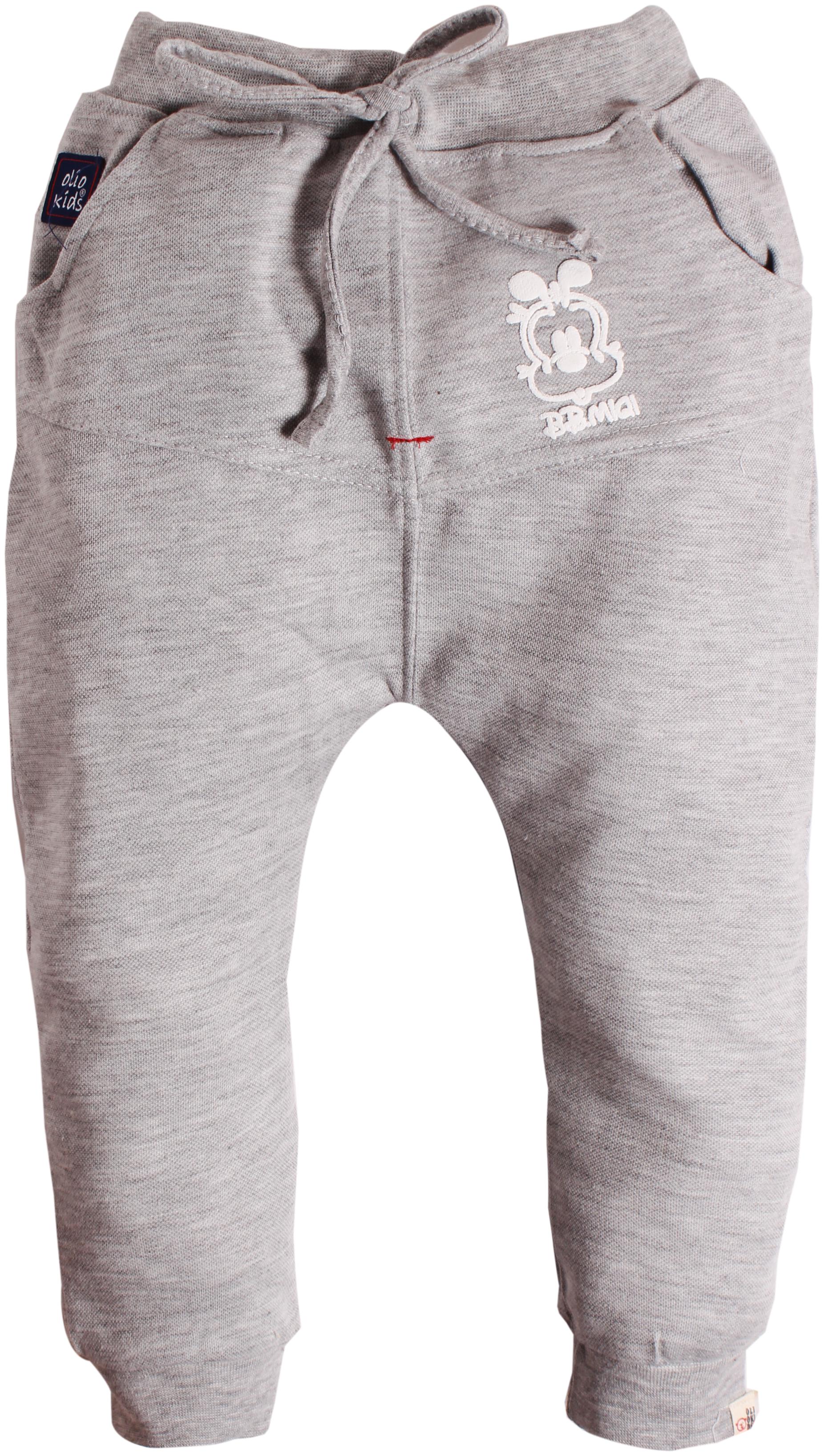 

TOONYPORT Baby boy Cotton blend Solid Trousers - Grey