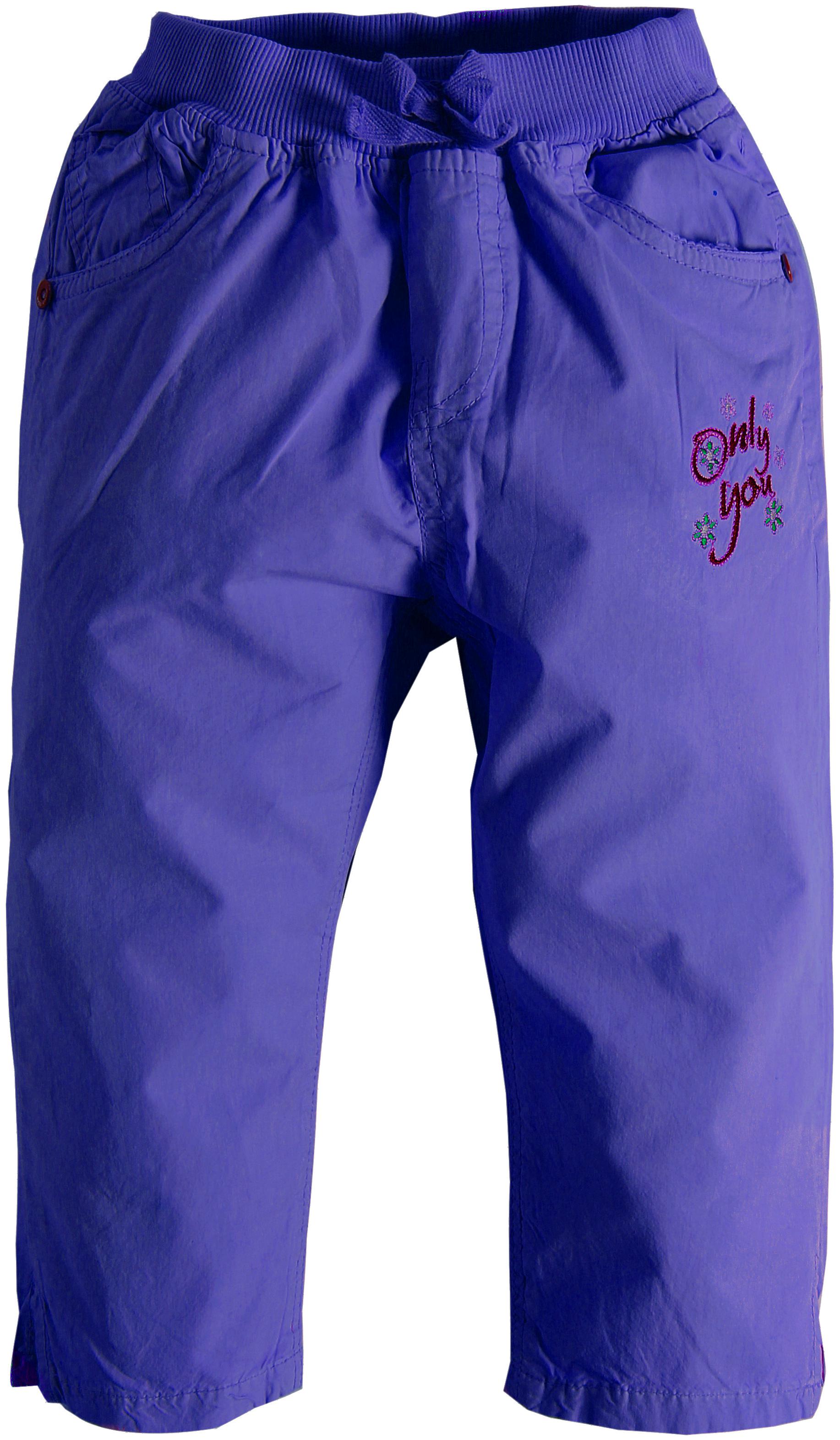 

TOONYPORT Girl Cotton blend Solid Capri - Blue