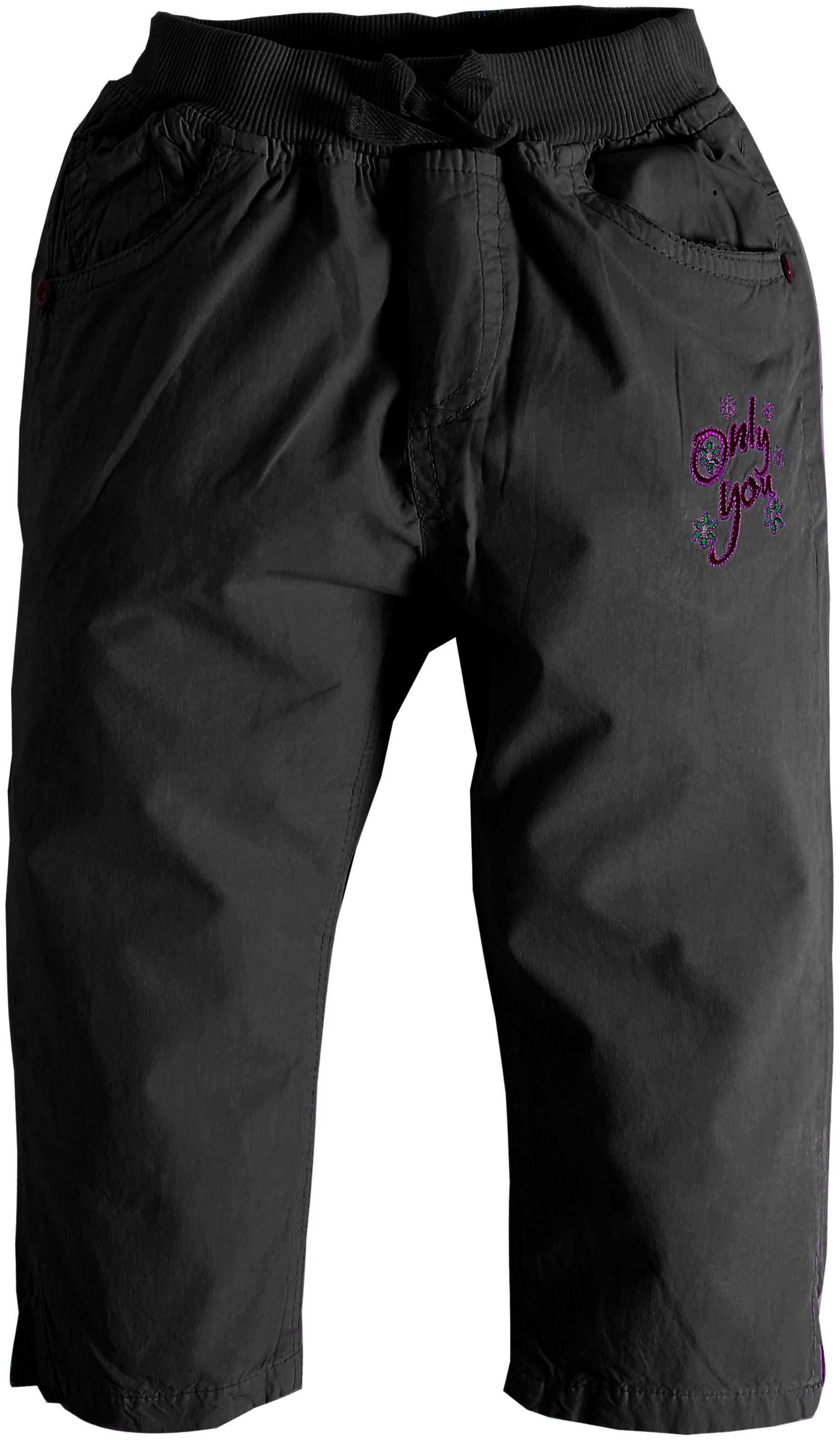 

TOONYPORT Baby girl Cotton blend Solid Capri - Black
