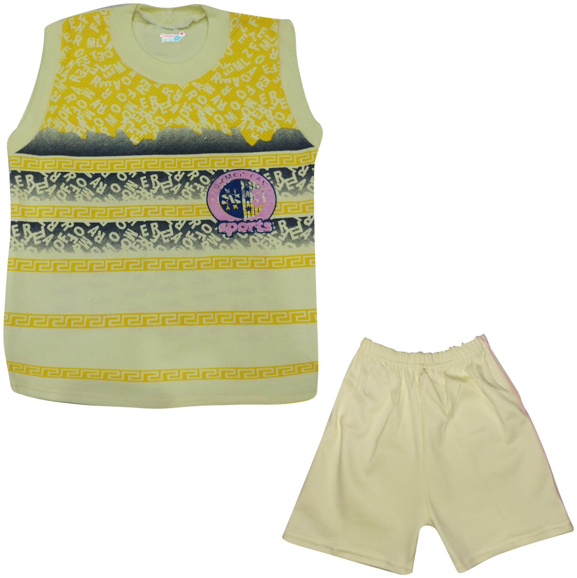 

TOONYPORT Baby boy Top bottom set - Yellow