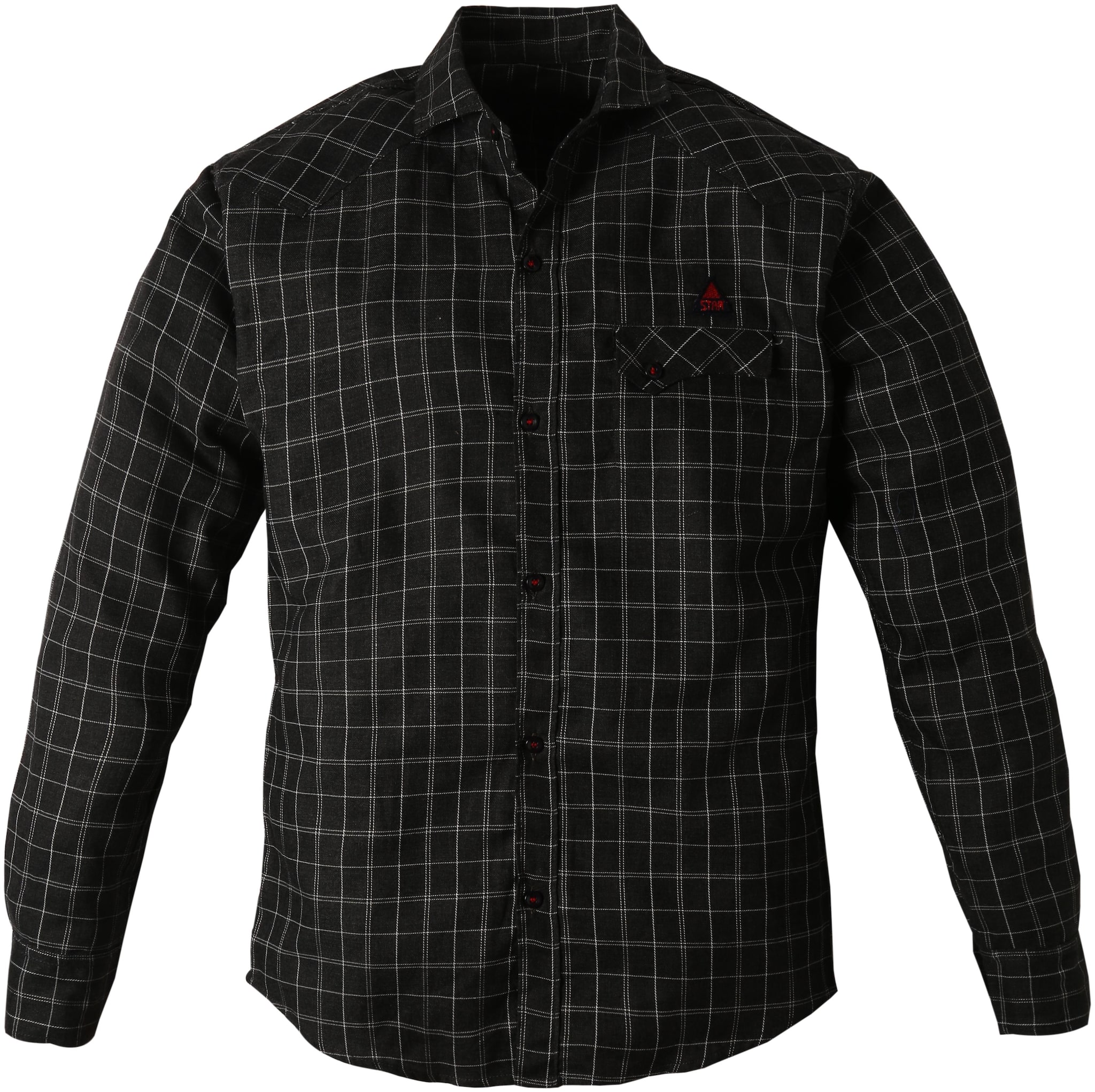 

TOONYPORT Boy Cotton blend Checked Shirt Black