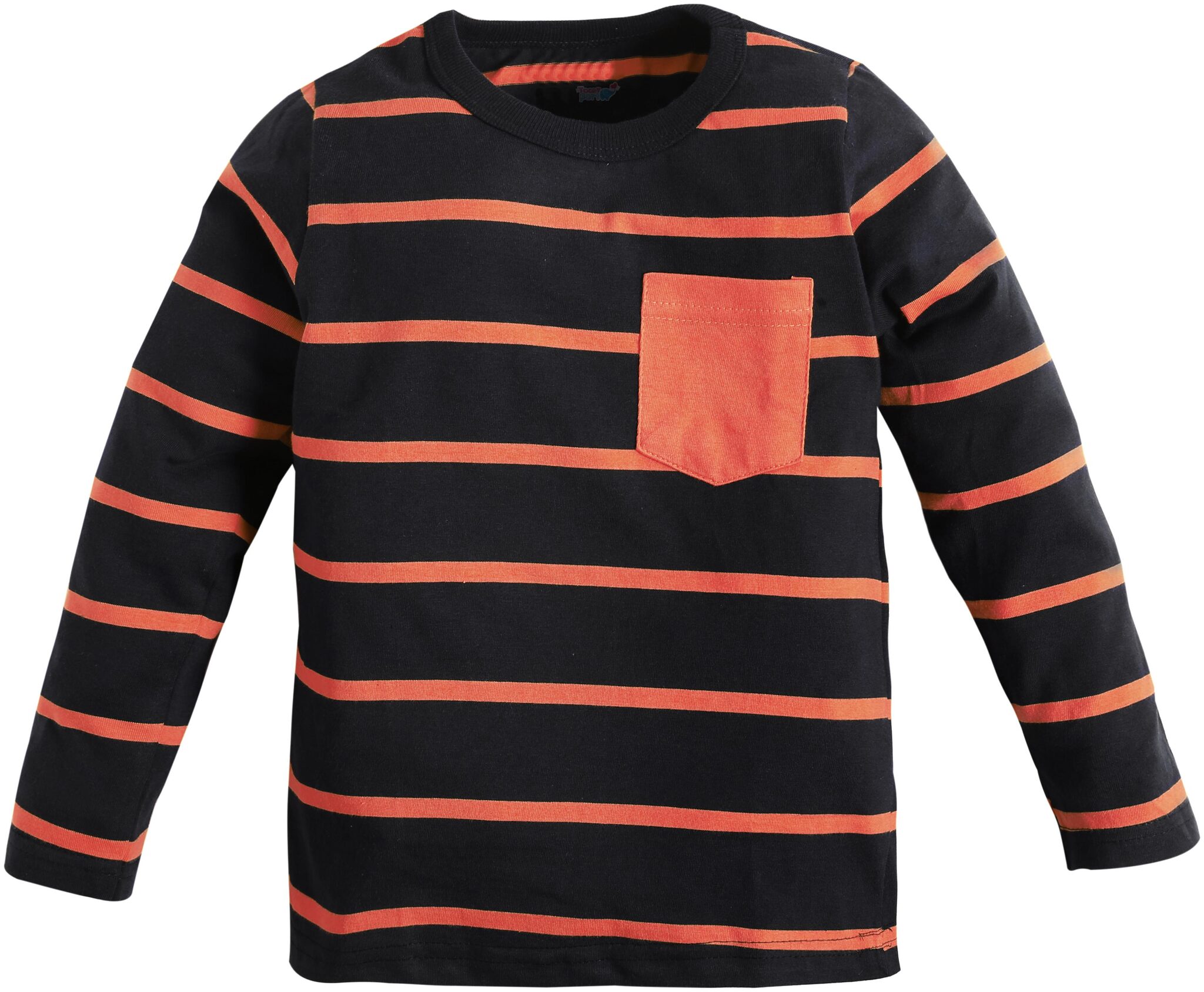 

TOONYPORT Boy Cotton blend Printed T-shirt - Orange Black