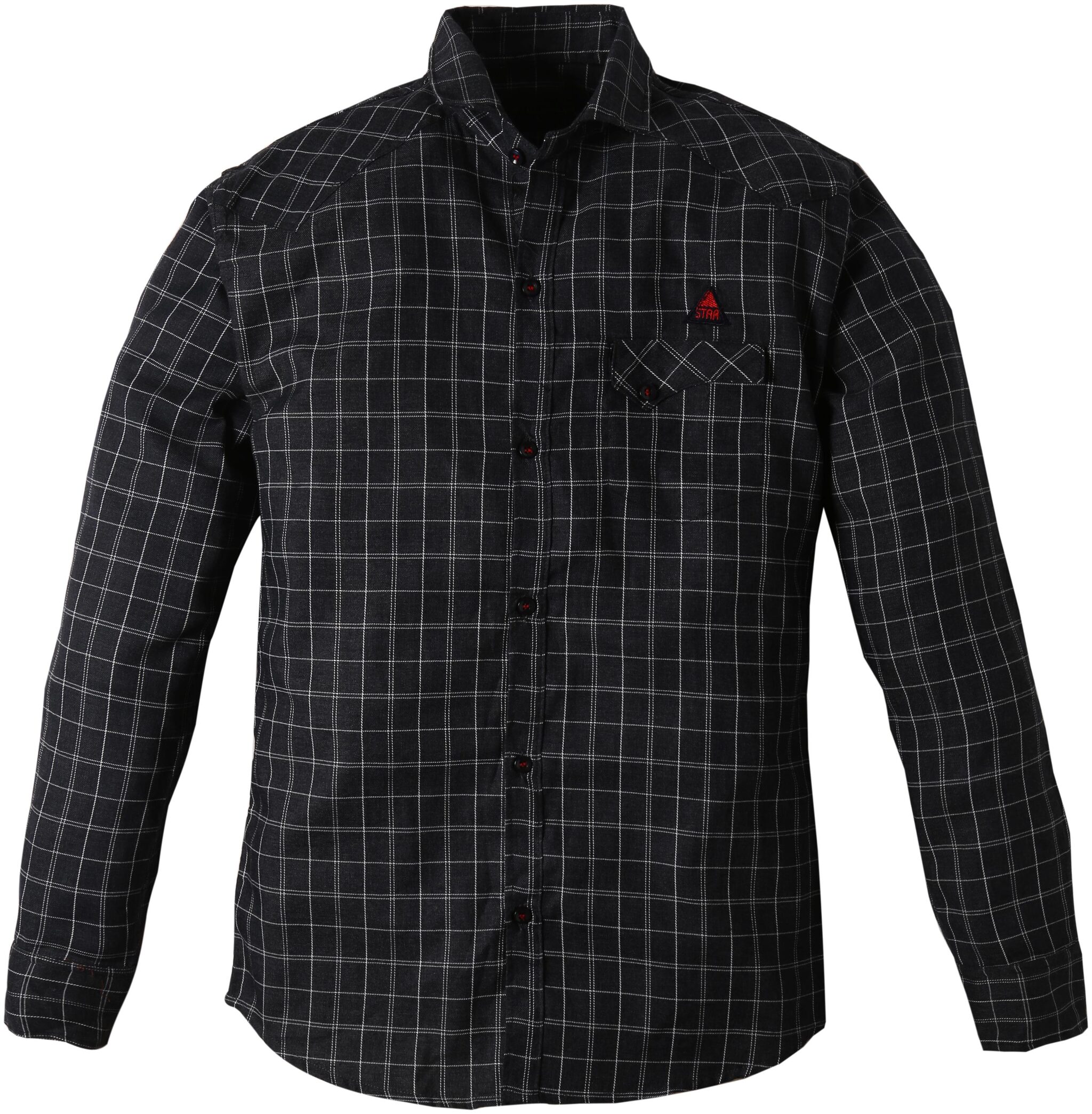 

TOONYPORT Cotton blend Checked Shirt for Baby Boy - Blue