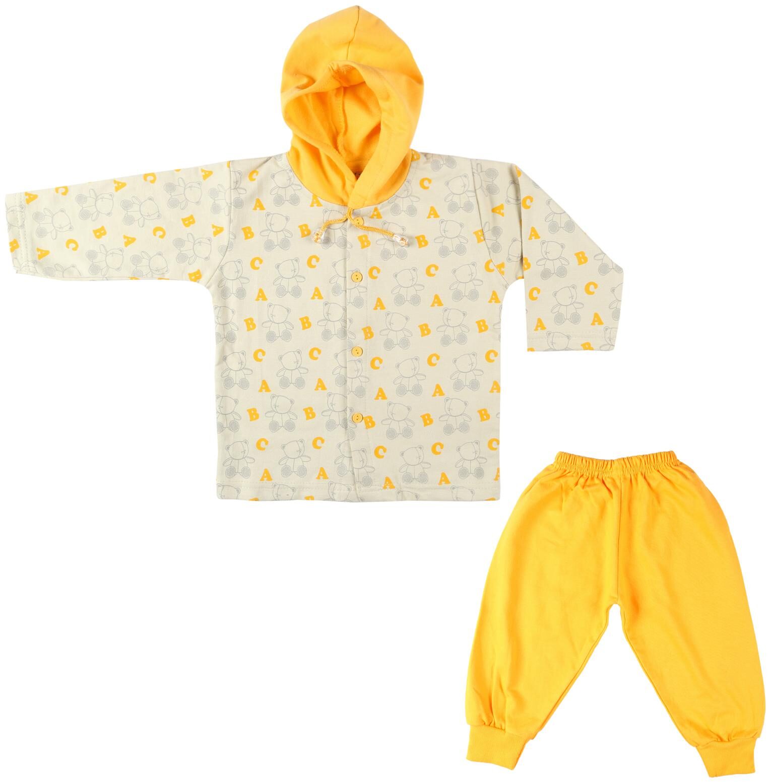 

TOONYPORT Baby boy Top bottom set - Yellow White