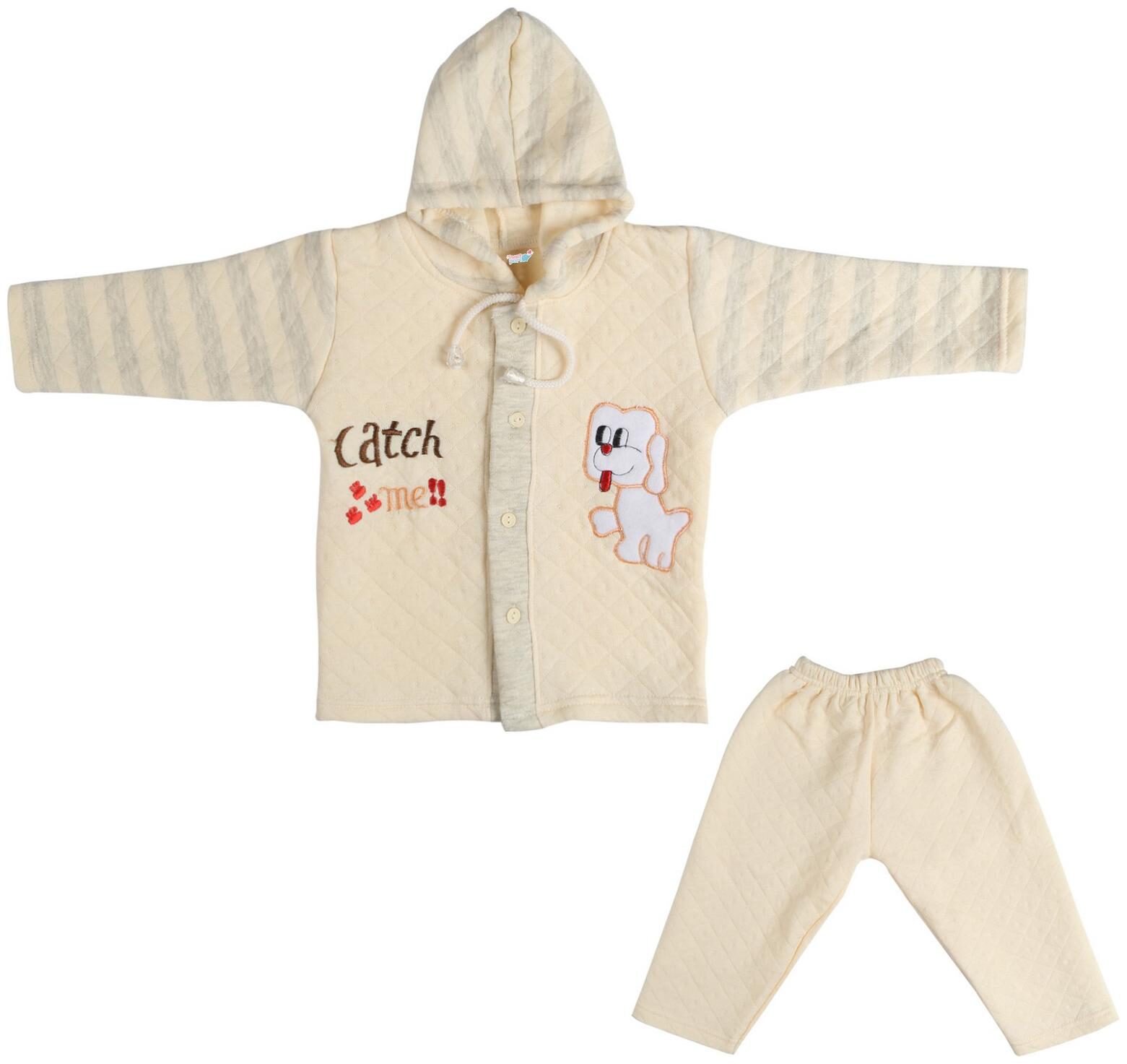 

TOONYPORT Unisex Top bottom set - Cream