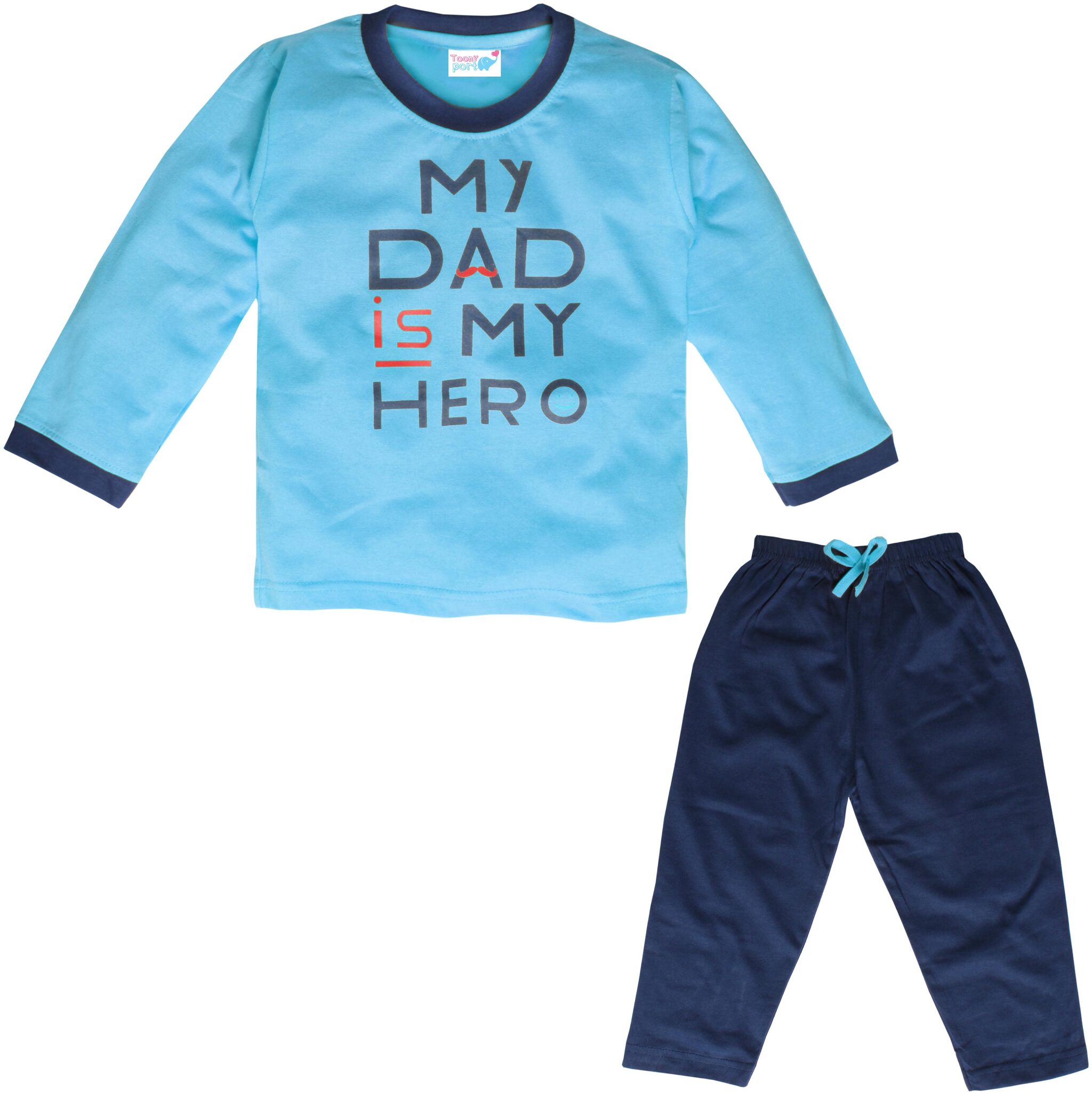 

TOONYPORT Baby boy Top bottom set - Blue