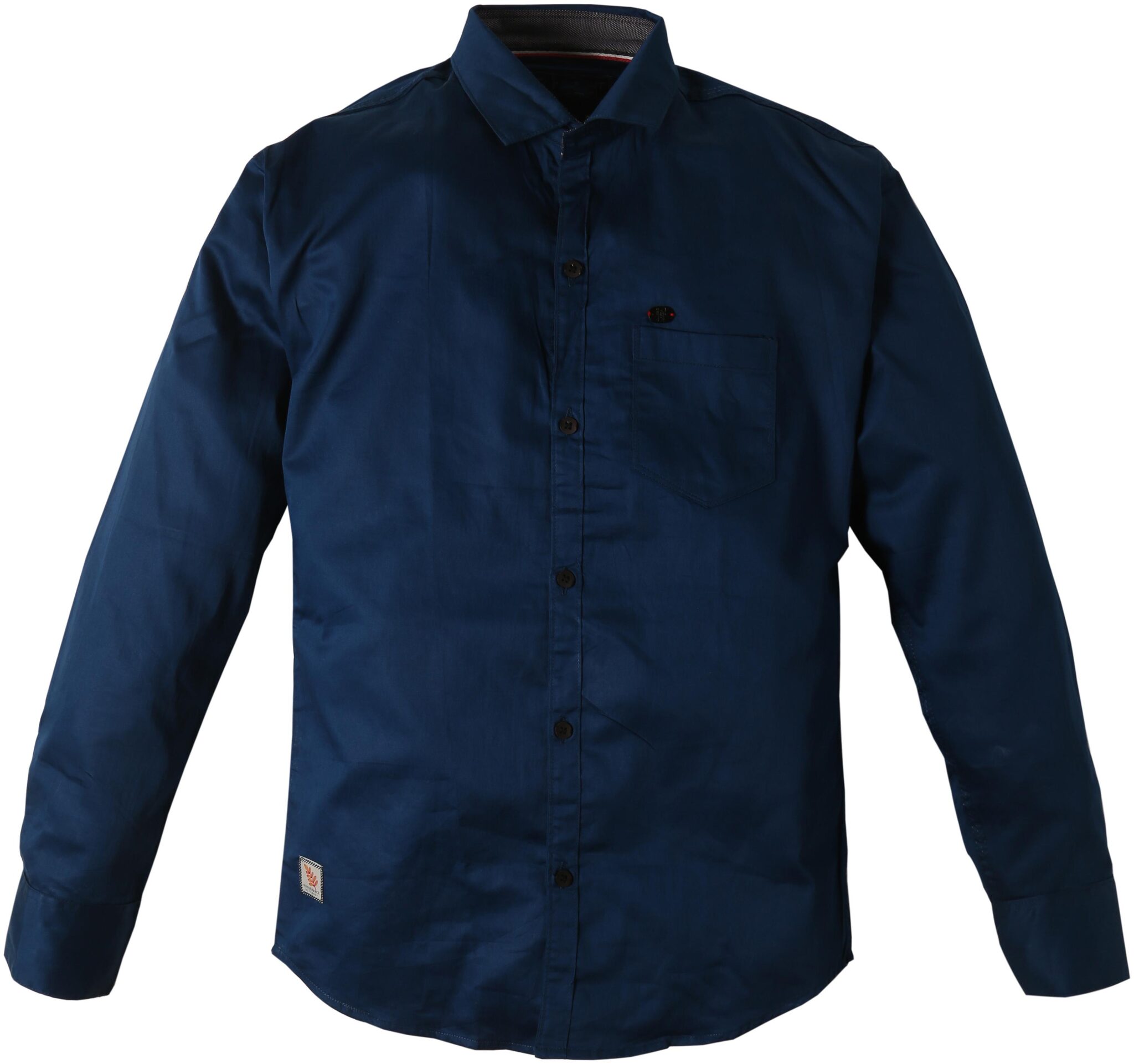 

TOONYPORT Boy Cotton blend Solid Shirt Blue