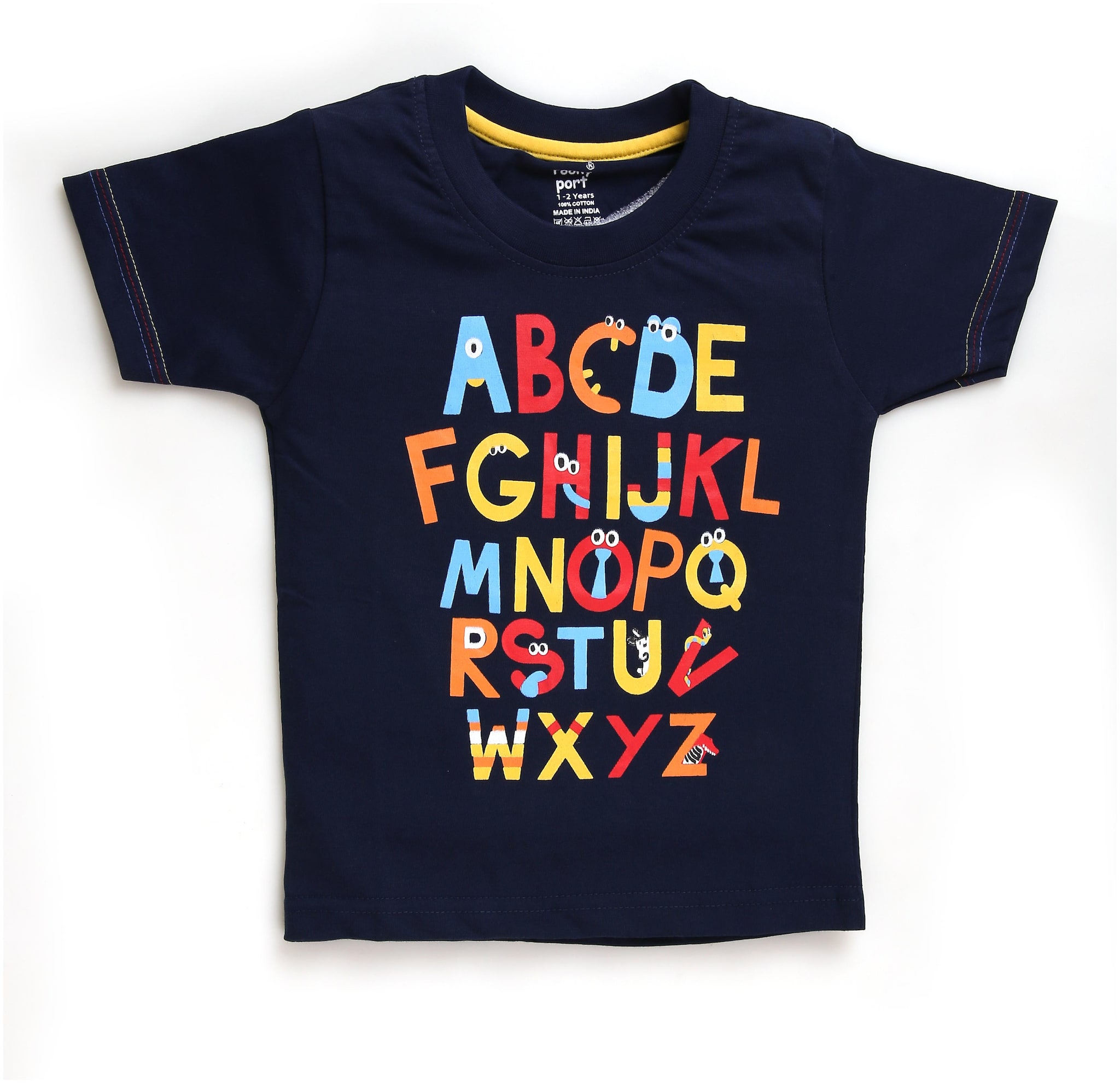 

TOONYPORT Boy Cotton blend Printed T-shirt - Blue