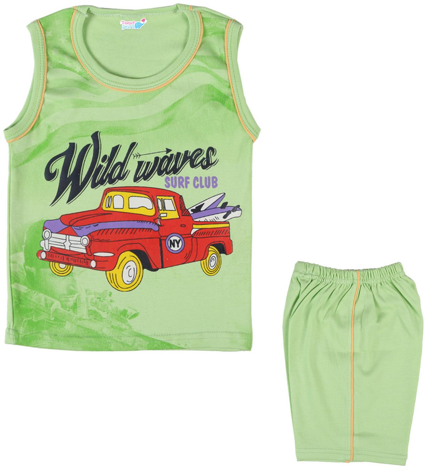 

TOONYPORT Baby boy Top bottom set - Green