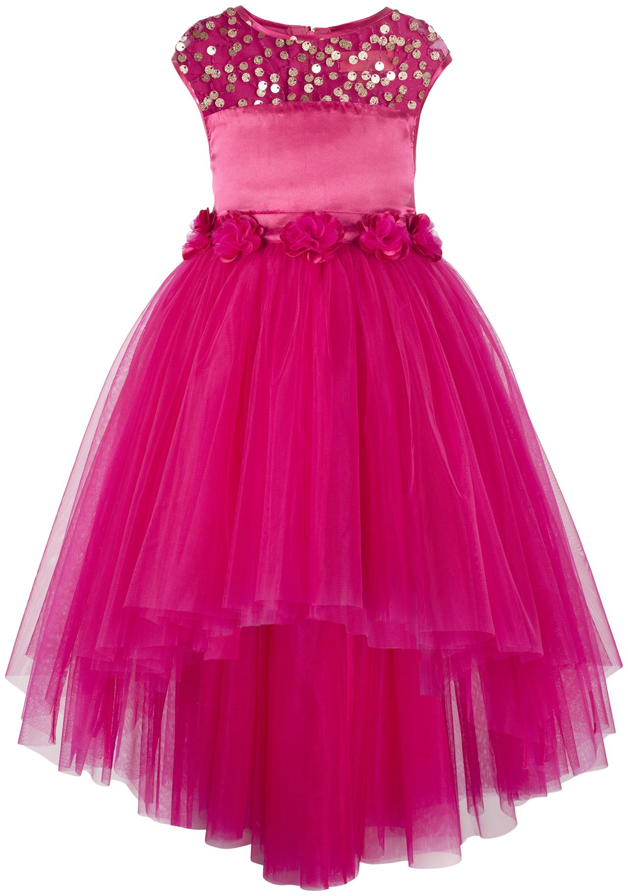

Toy Balloon Pink Net Sleeveless Knee Length Princess Frock ( Pack of 1 )