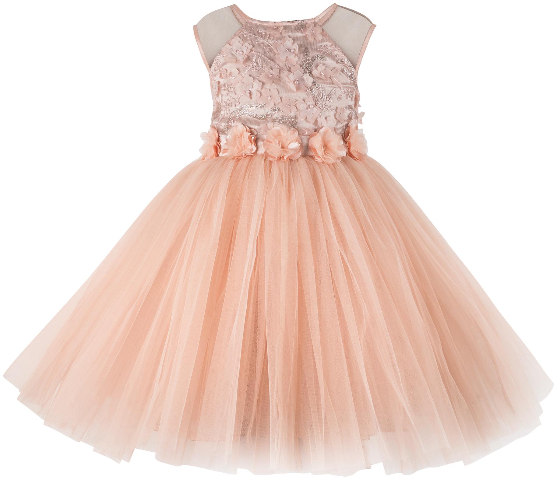 

Toy Balloon Gold Net Sleeveless Knee Length Princess Frock ( Pack of 1 )