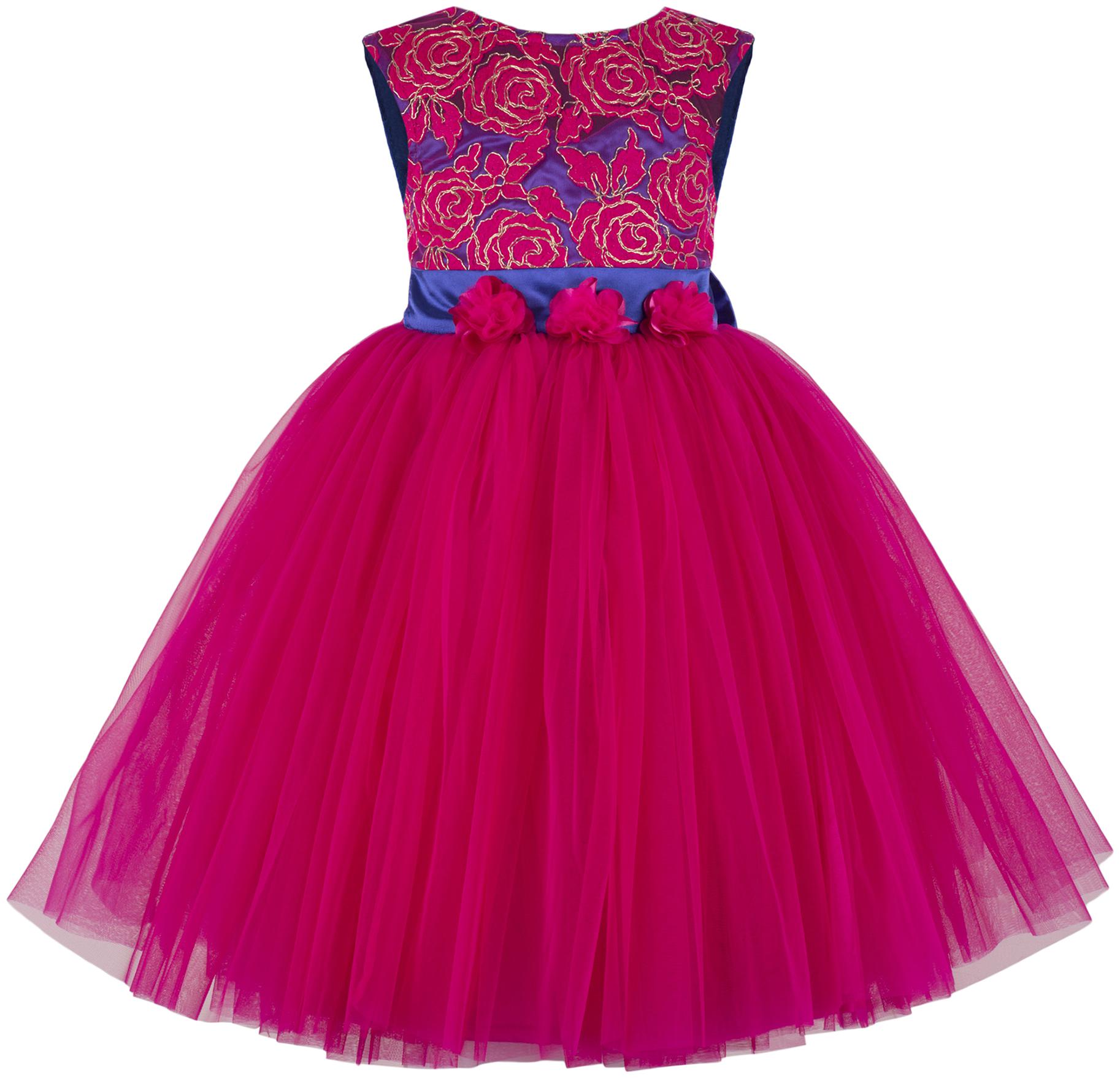 

Toy Balloon Pink Polyester Sleeveless Knee Length Princess Frock ( Pack of 1 )