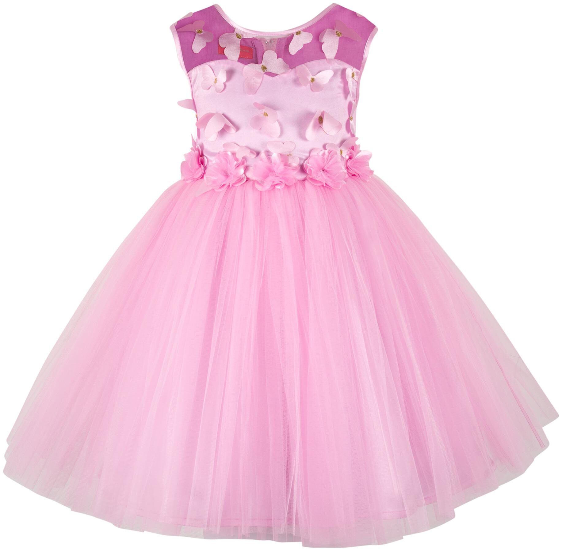 

Toy Balloon Pink Polyester Sleeveless Knee Length Princess Frock ( Pack of 1 )