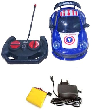 Shanaya Rechargeable Avengers RC Remote Control Car with Rechargeable Batteries & Charger (Assorted Models Will Be sent)