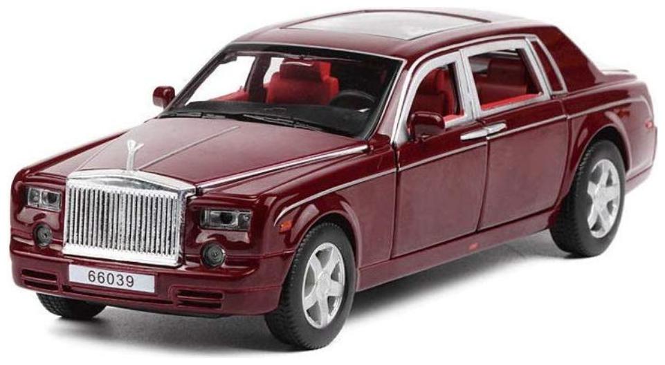

Toyvala 1 24 Die-Cast Cars Rolls-Royce Phantom Metal Model Pull Back Toy